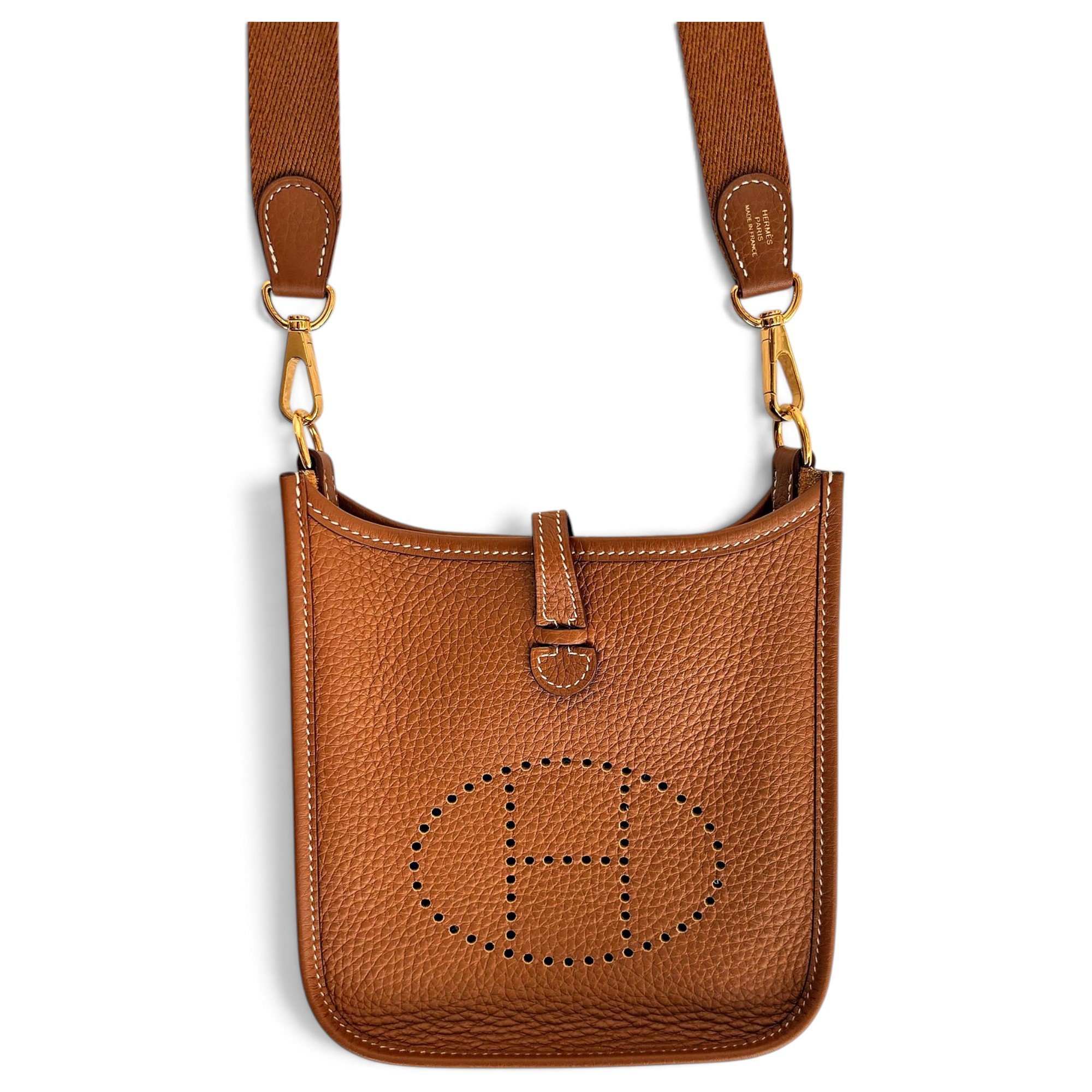 Mini Evelyne leather crossbody bag