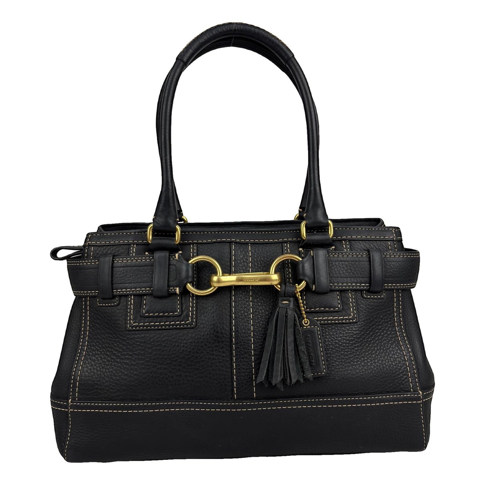 Signature Sufflette leather handbag