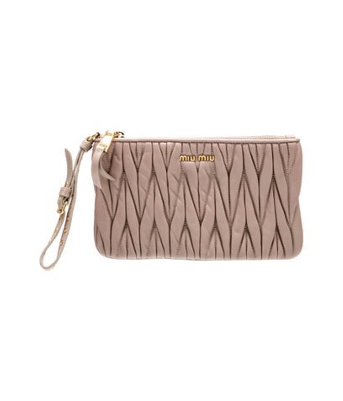 Miu Miu Miu Lambskin Clutch