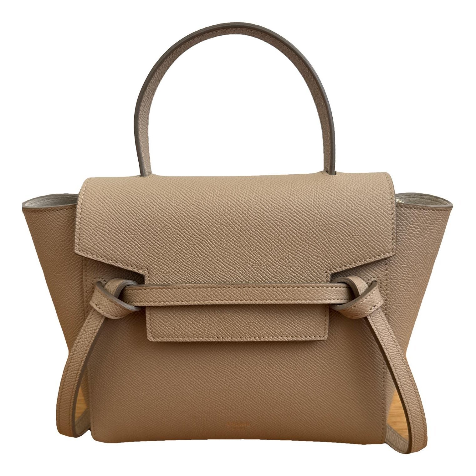 Belt leather handbag