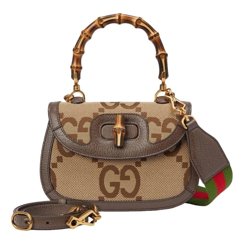 Bamboo Top Handle cloth handbag