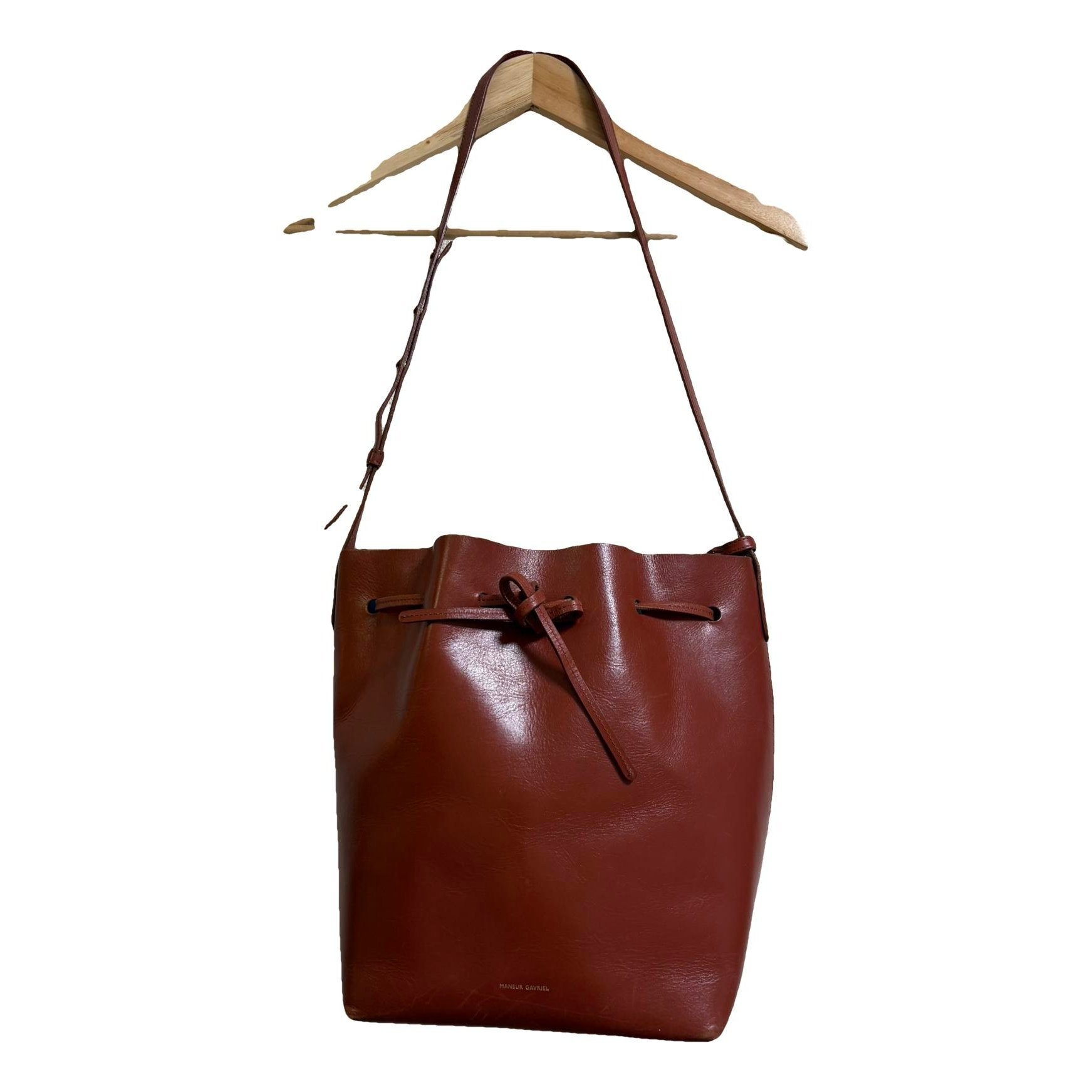 Mansur Gavriel Bucket leather crossbody bag