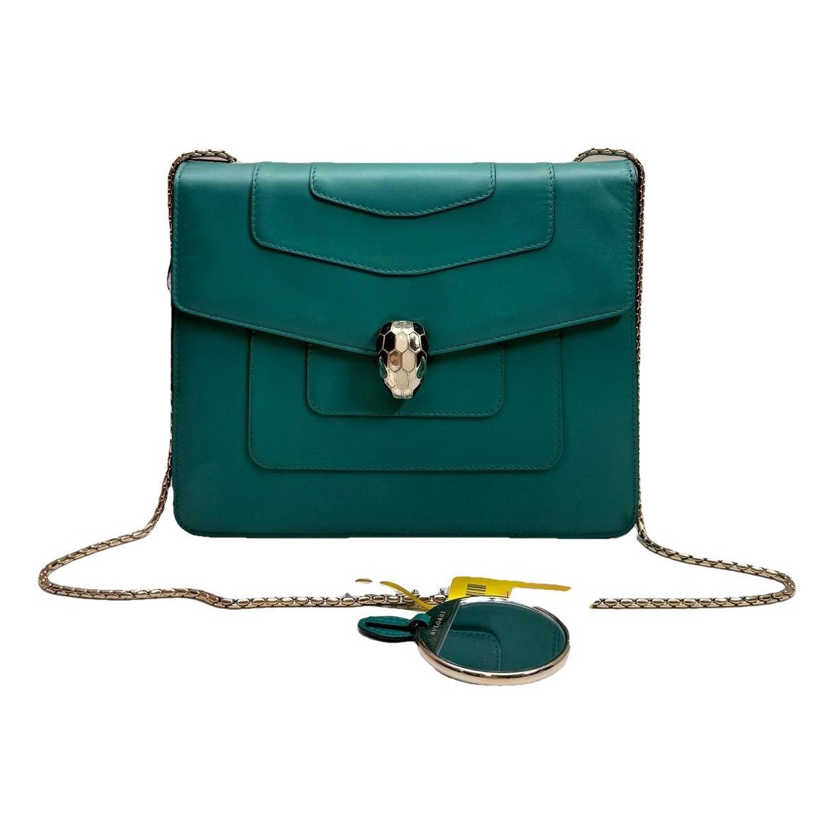 Serpenti leather handbag