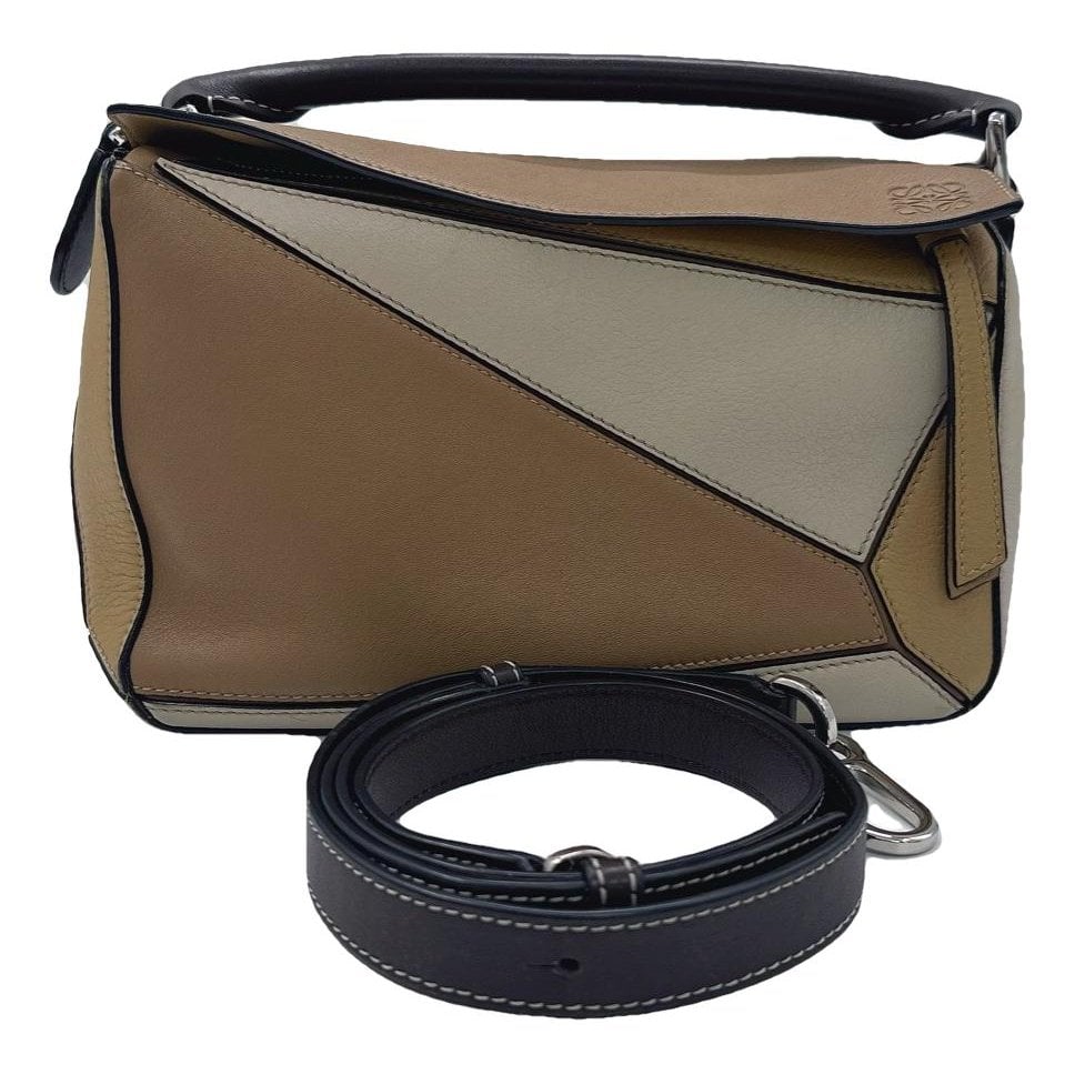 Puzzle pony-style calfskin handbag