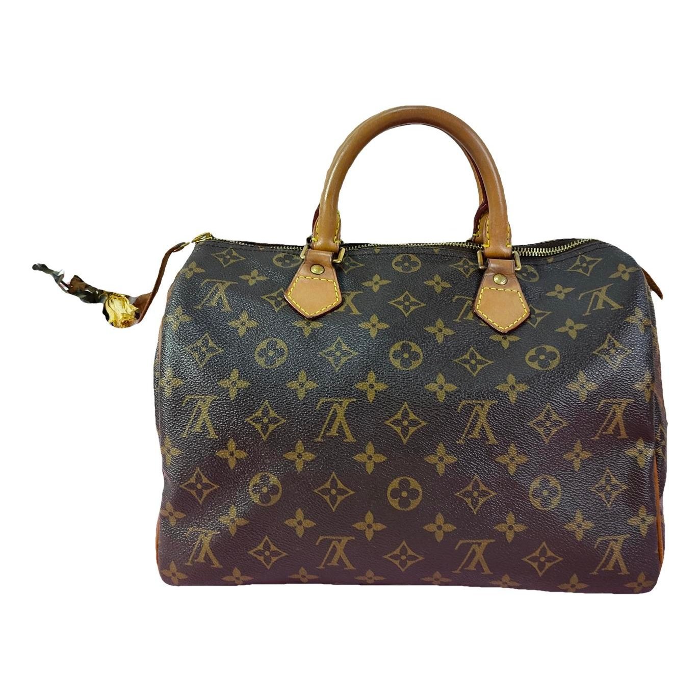 Speedy leather handbag