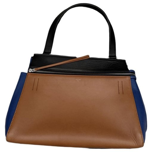 Edge leather handbag