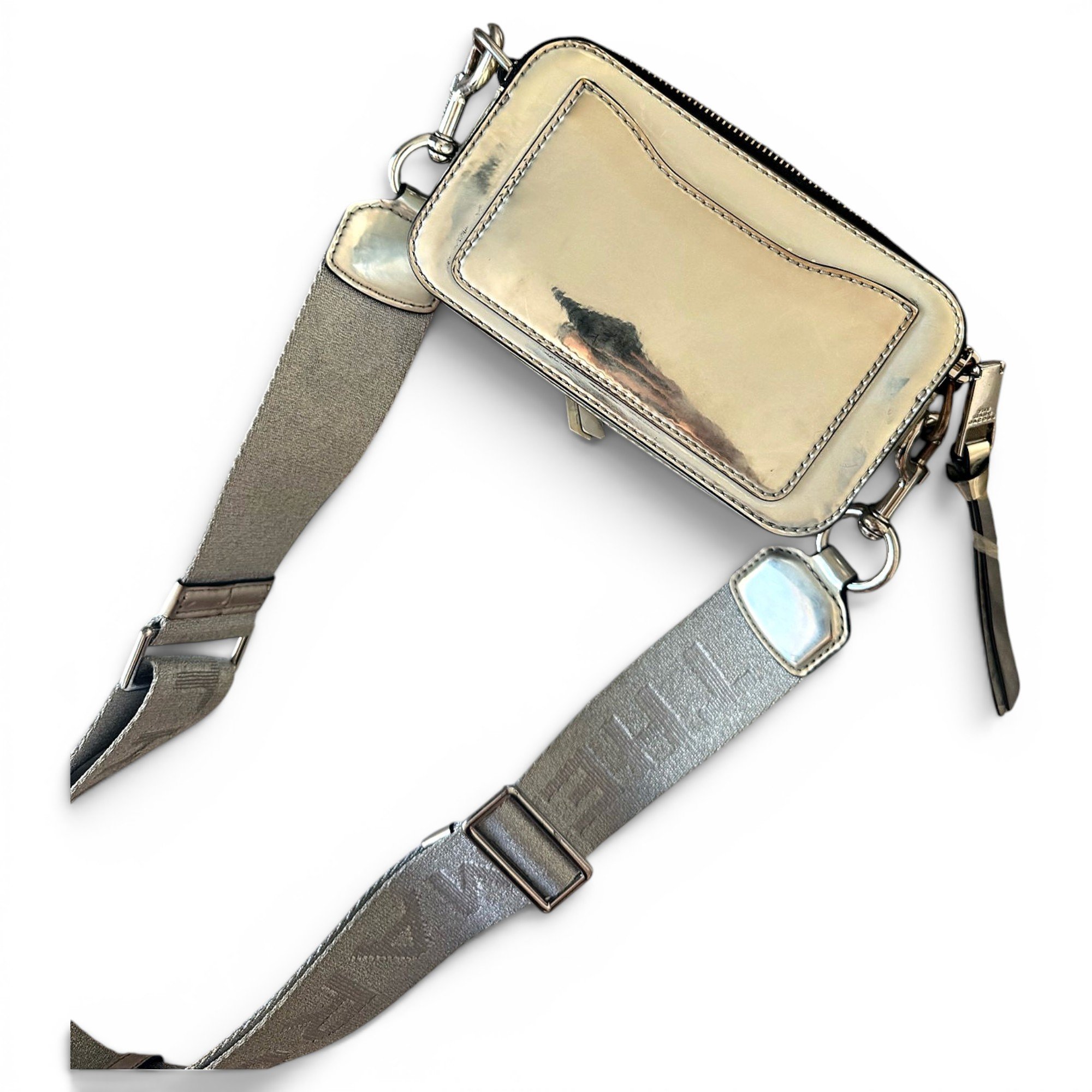 Snapshot leather crossbody bag