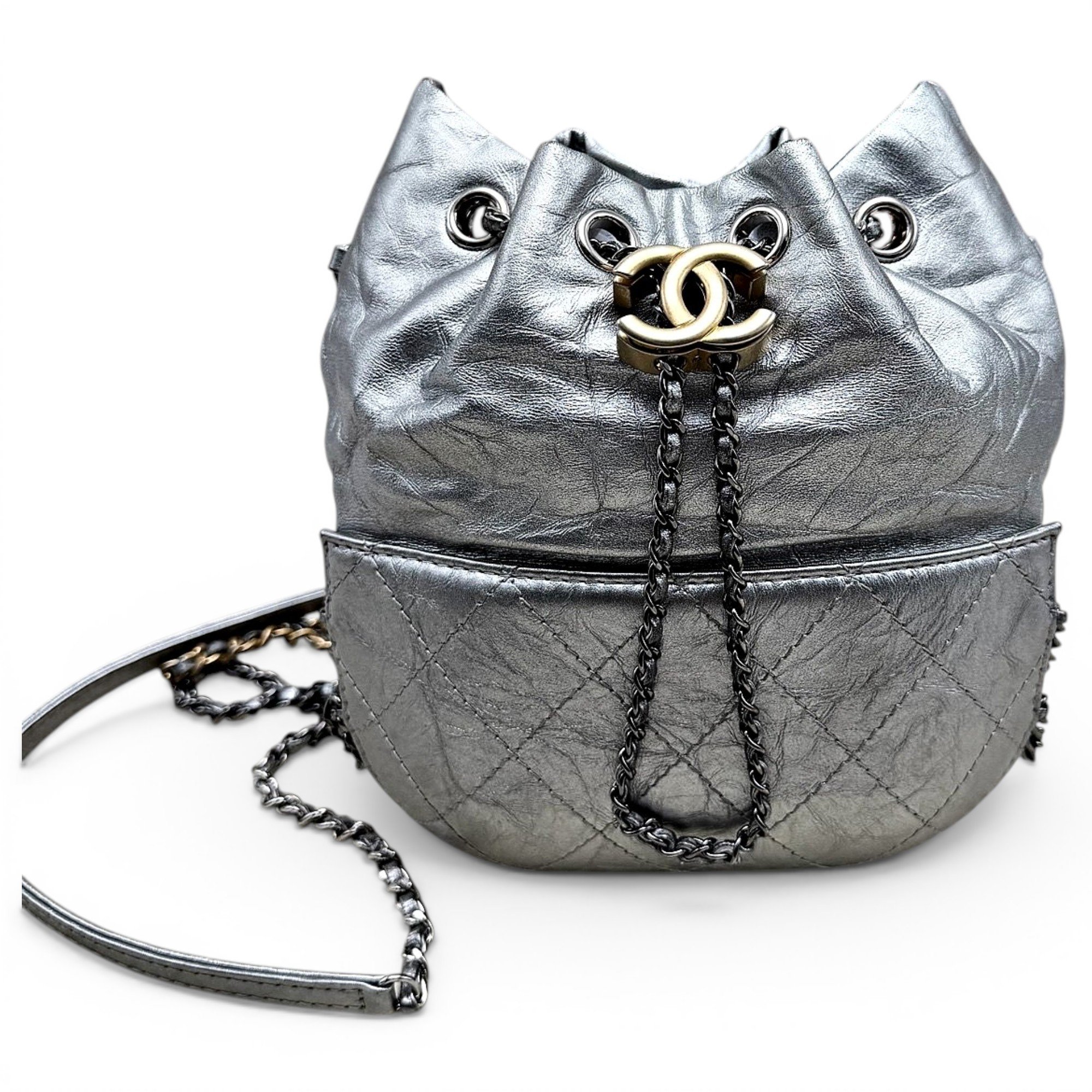 Gabrielle Bucket leather crossbody bag