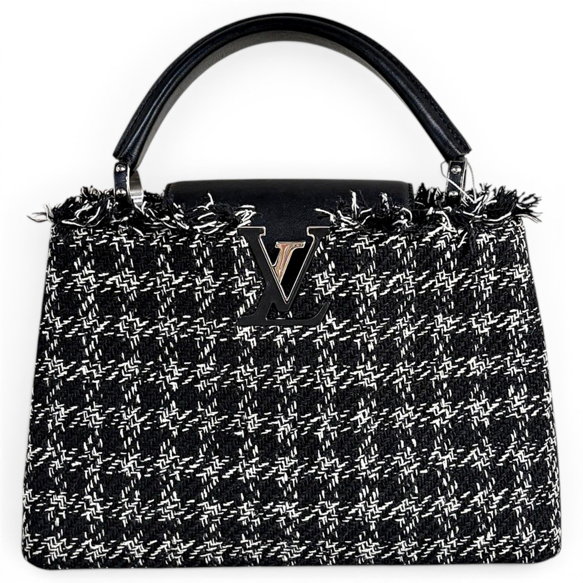 Capucines tweed handbag