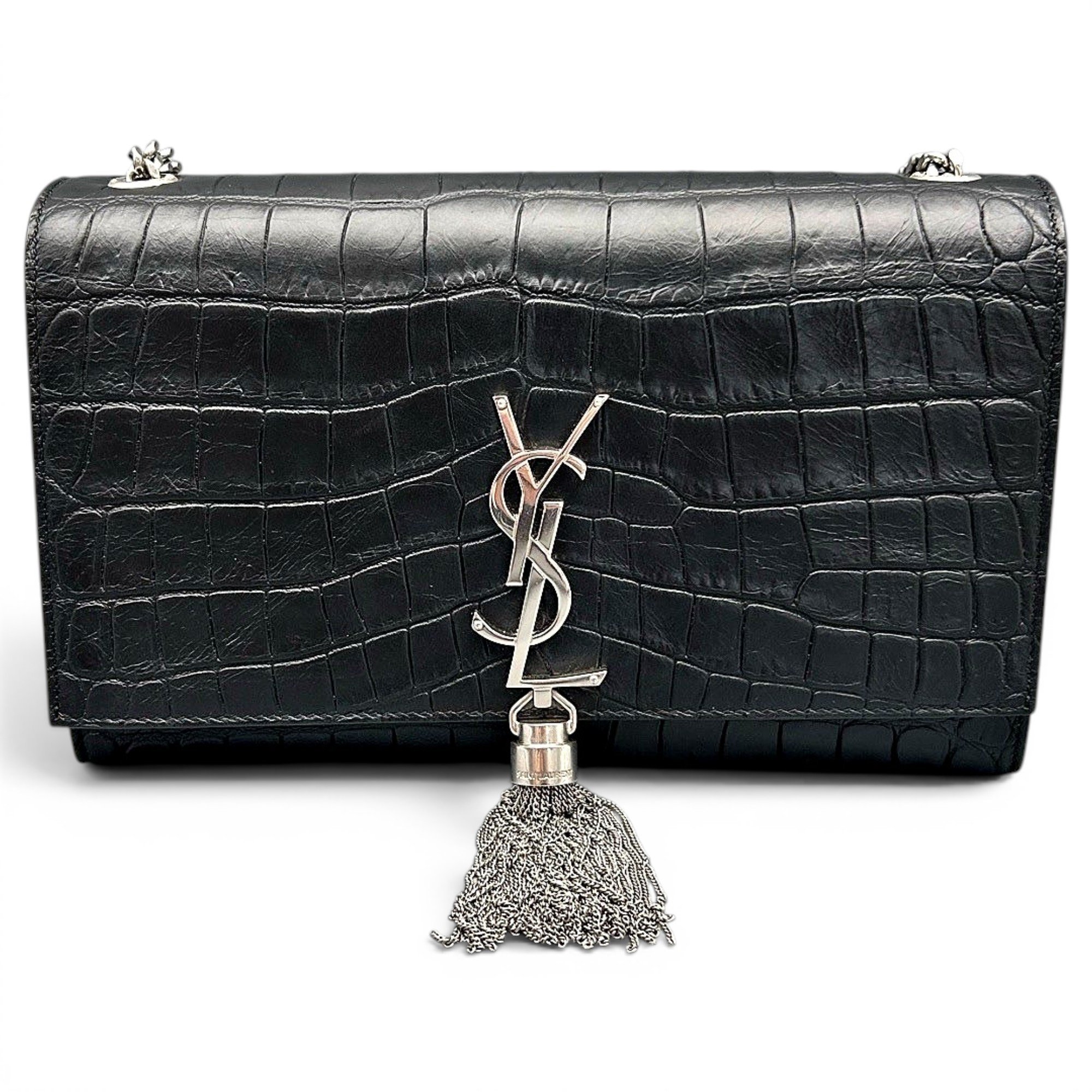 Pompom Kate leather handbag