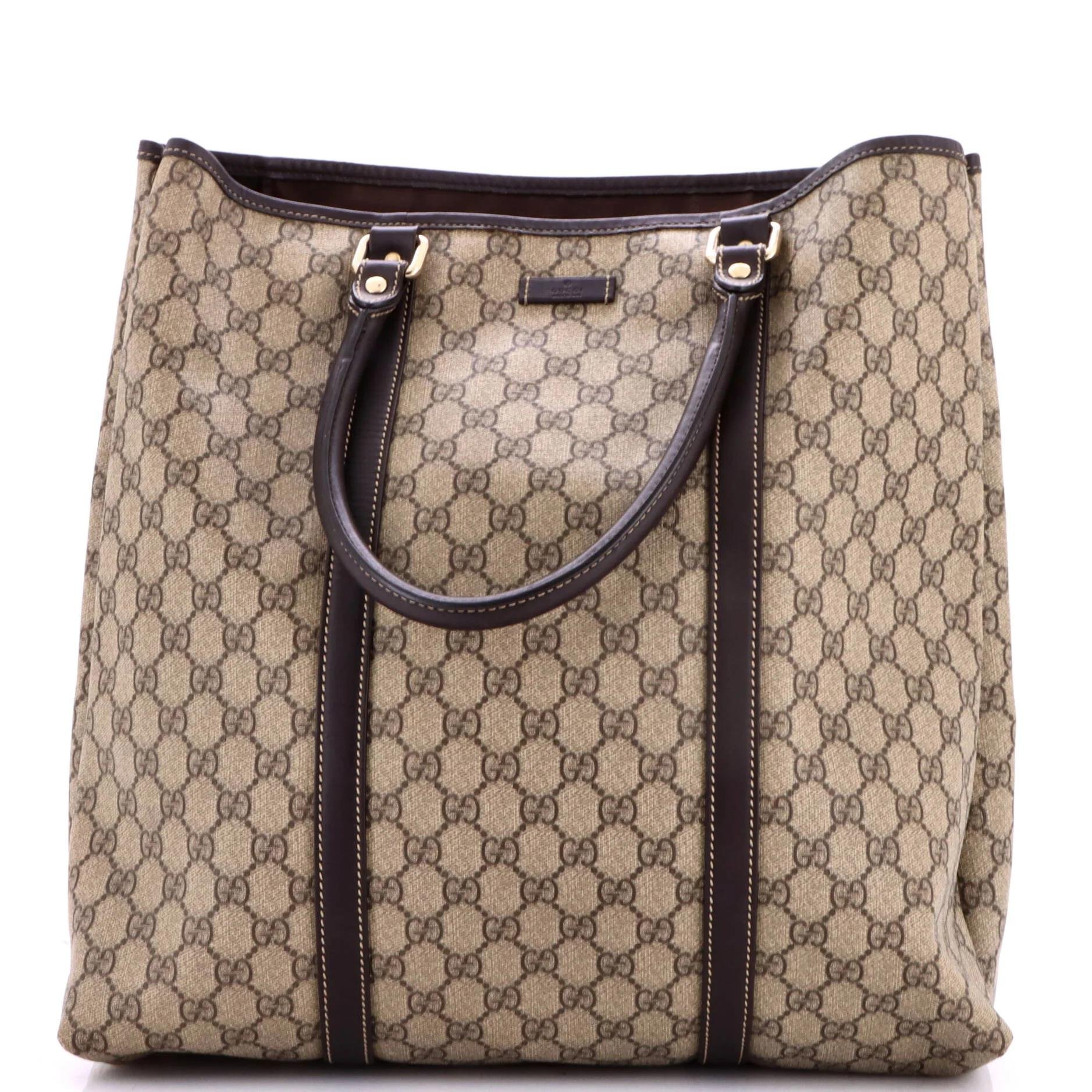 Leather tote
