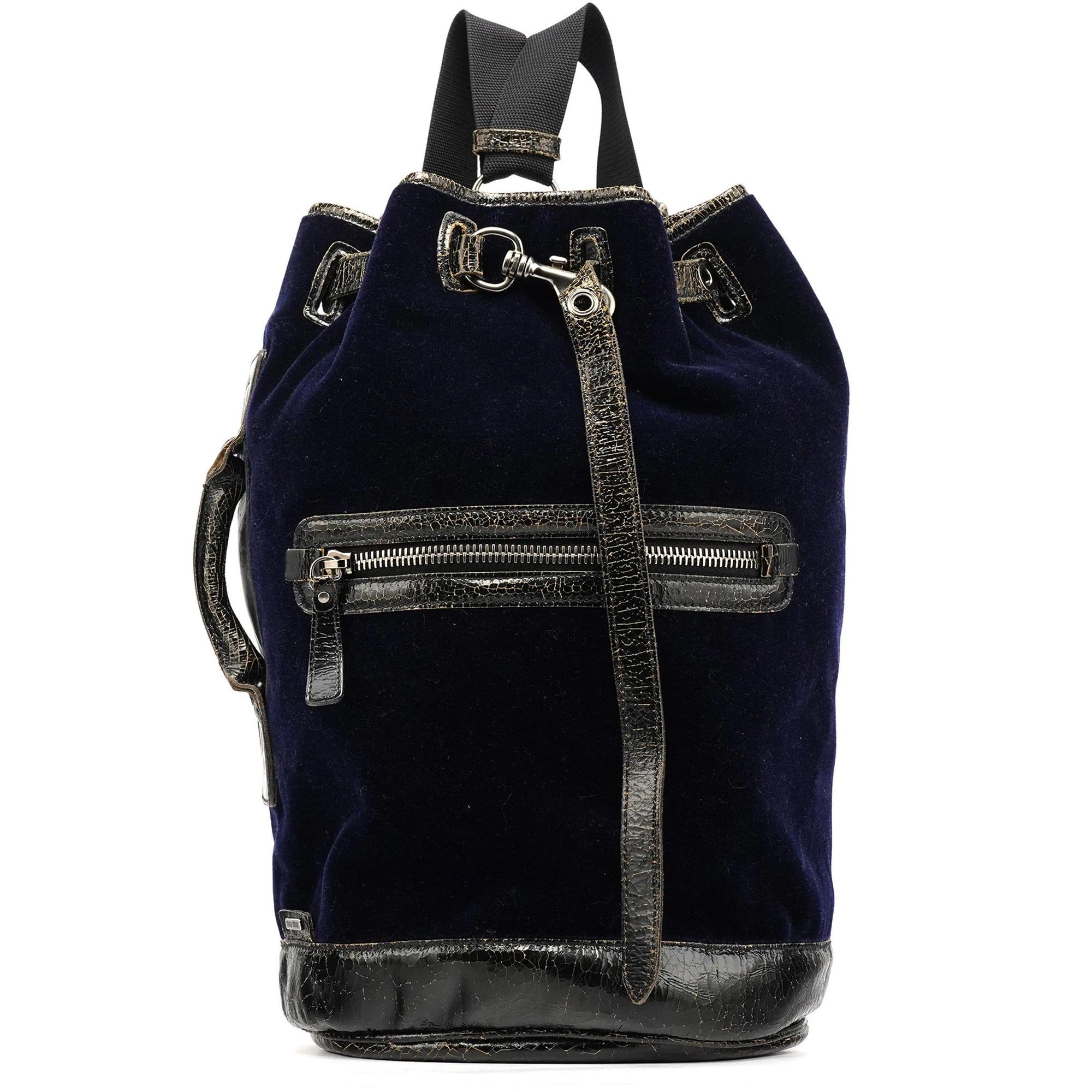 Leather backpack