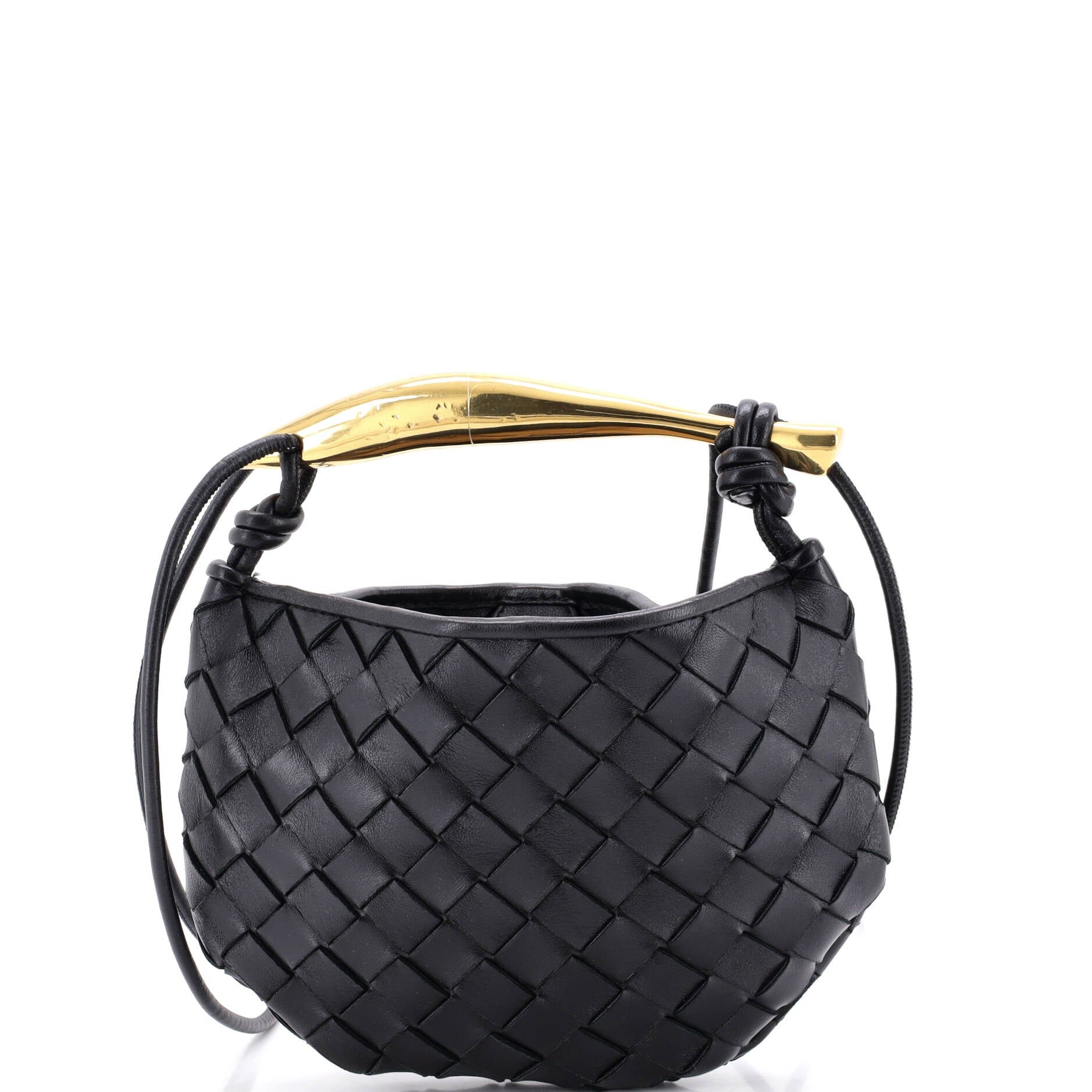 Sardine Top Handle Bag Intrecciato Nappa Mini