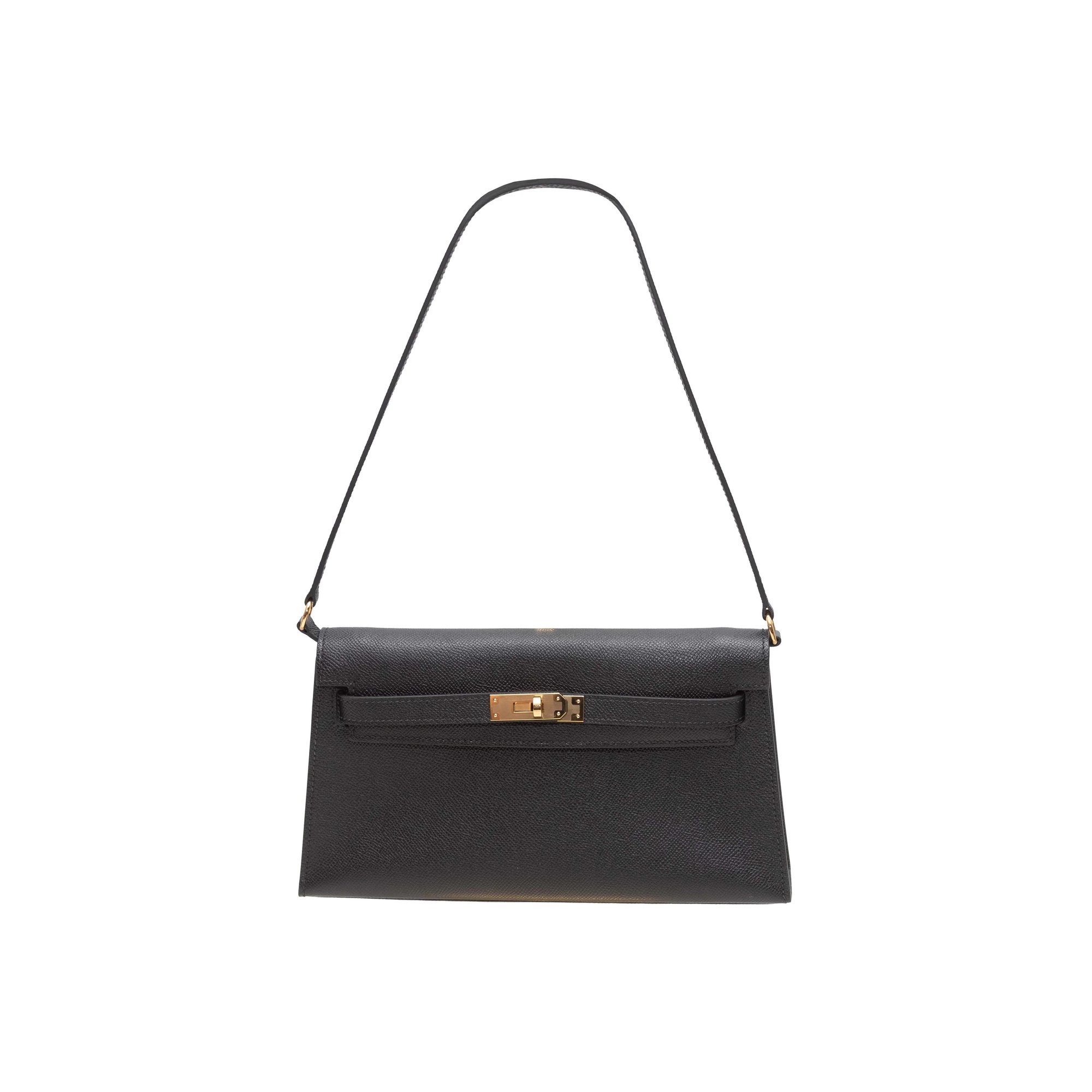 H leather handbag