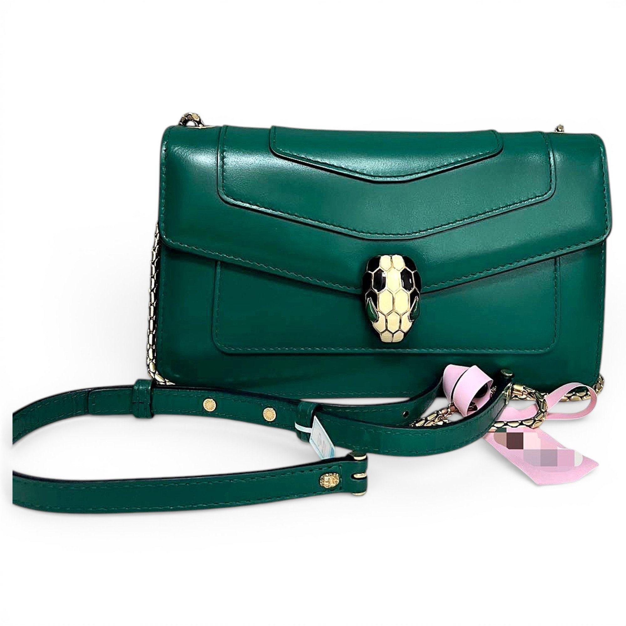 Serpenti leather crossbody bag