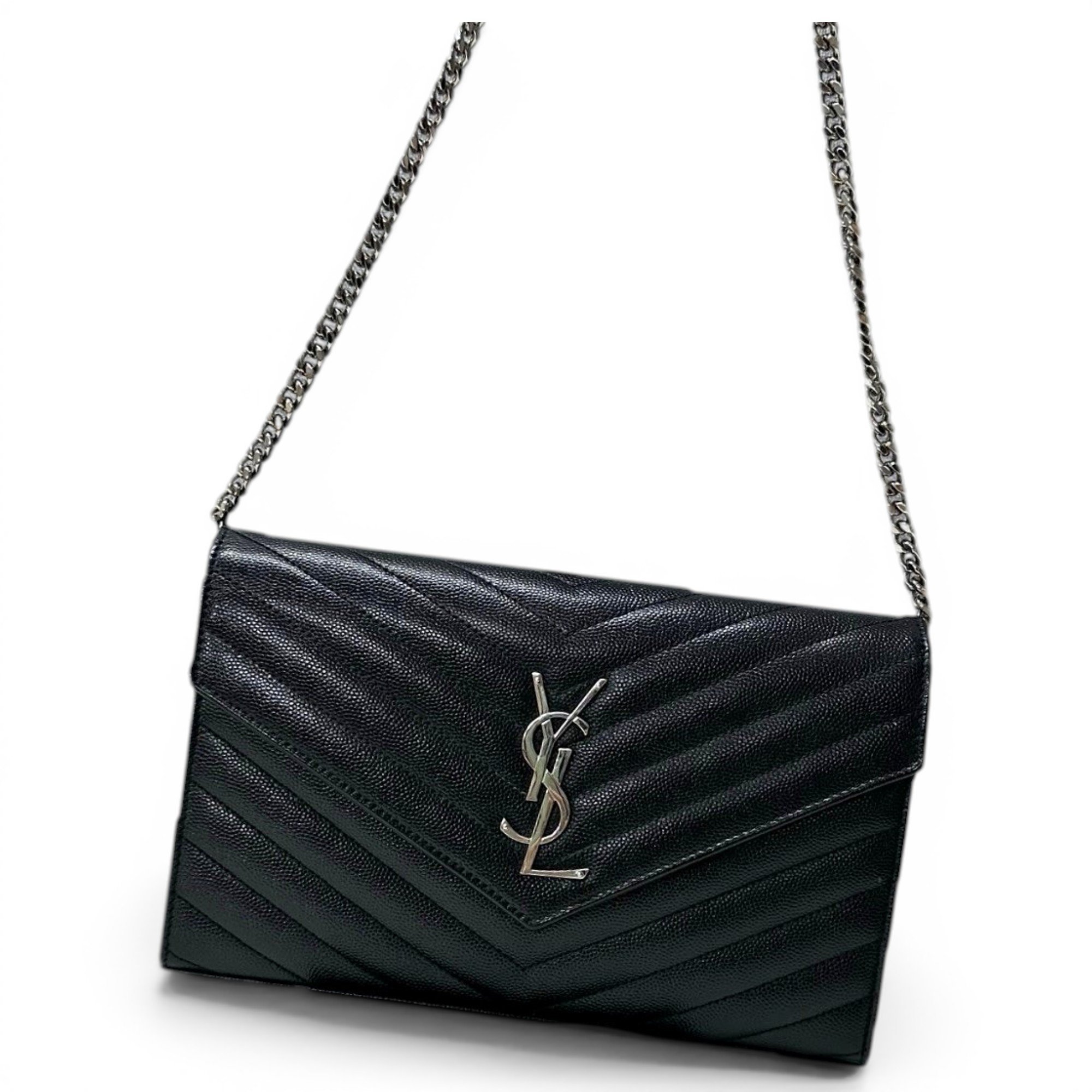 Portefeuille enveloppe leather handbag