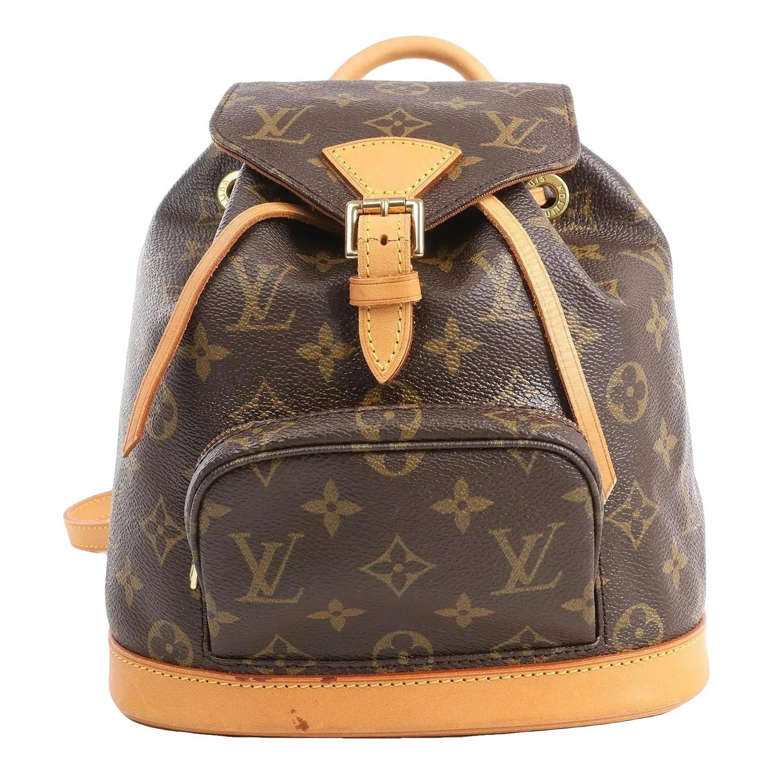 Montsouris leather backpack