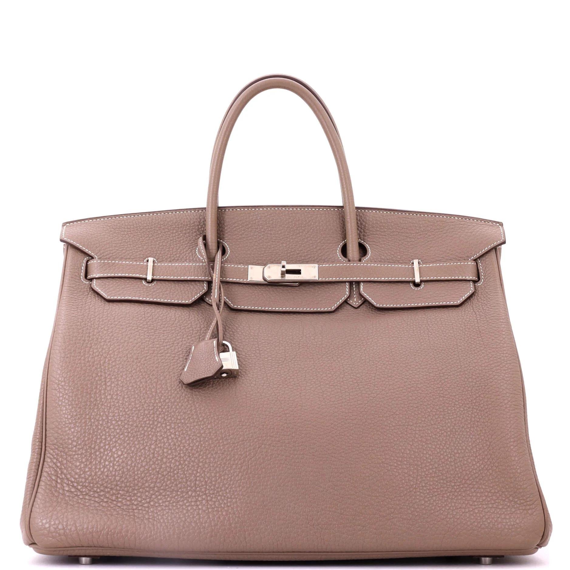 Birkin 40 leather tote