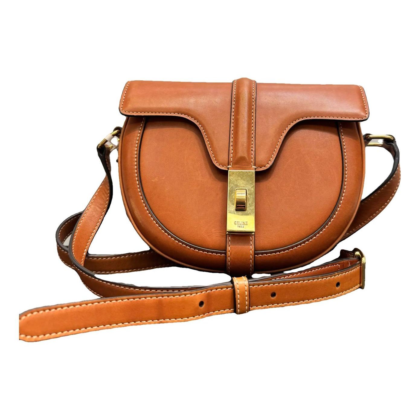 SAC 16 BESACE leather handbag