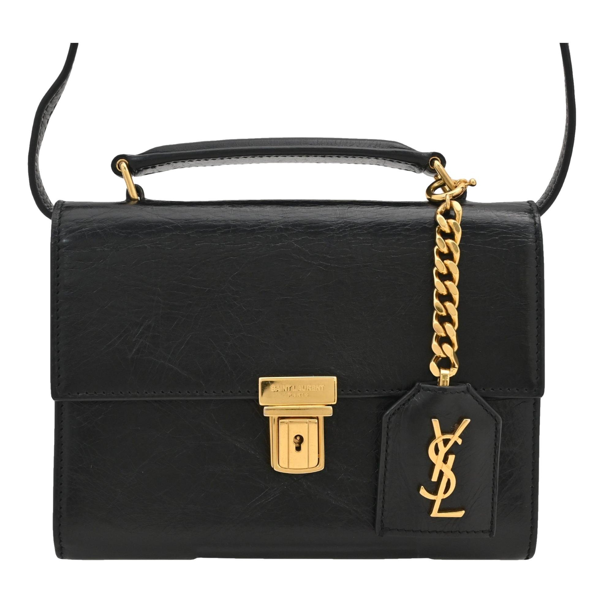 High School leather handbag