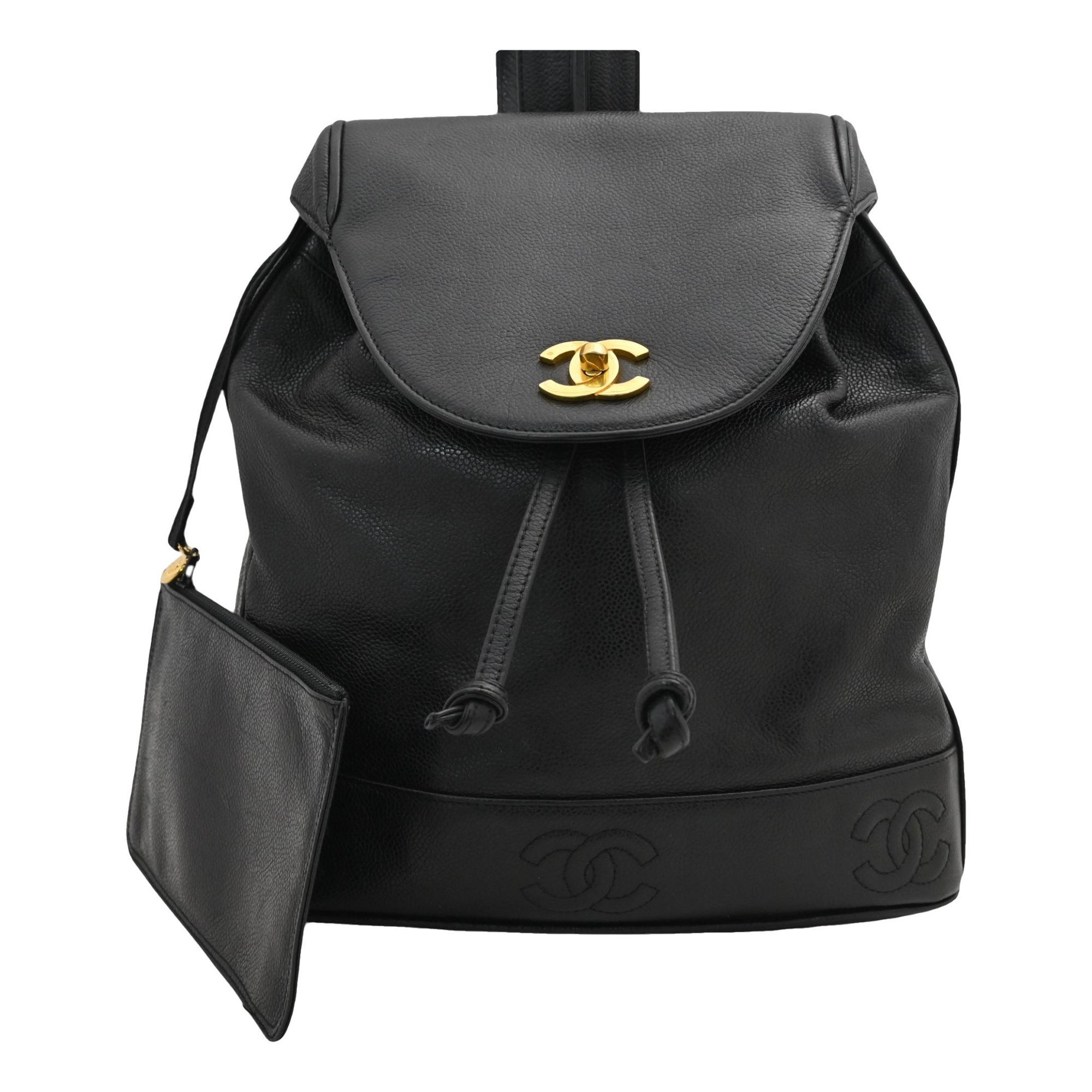 Leather backpack
