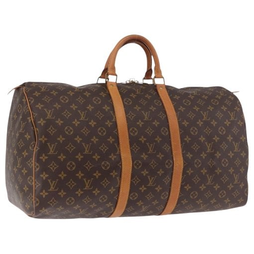 Louis Vuitton Keepall cloth travel bag