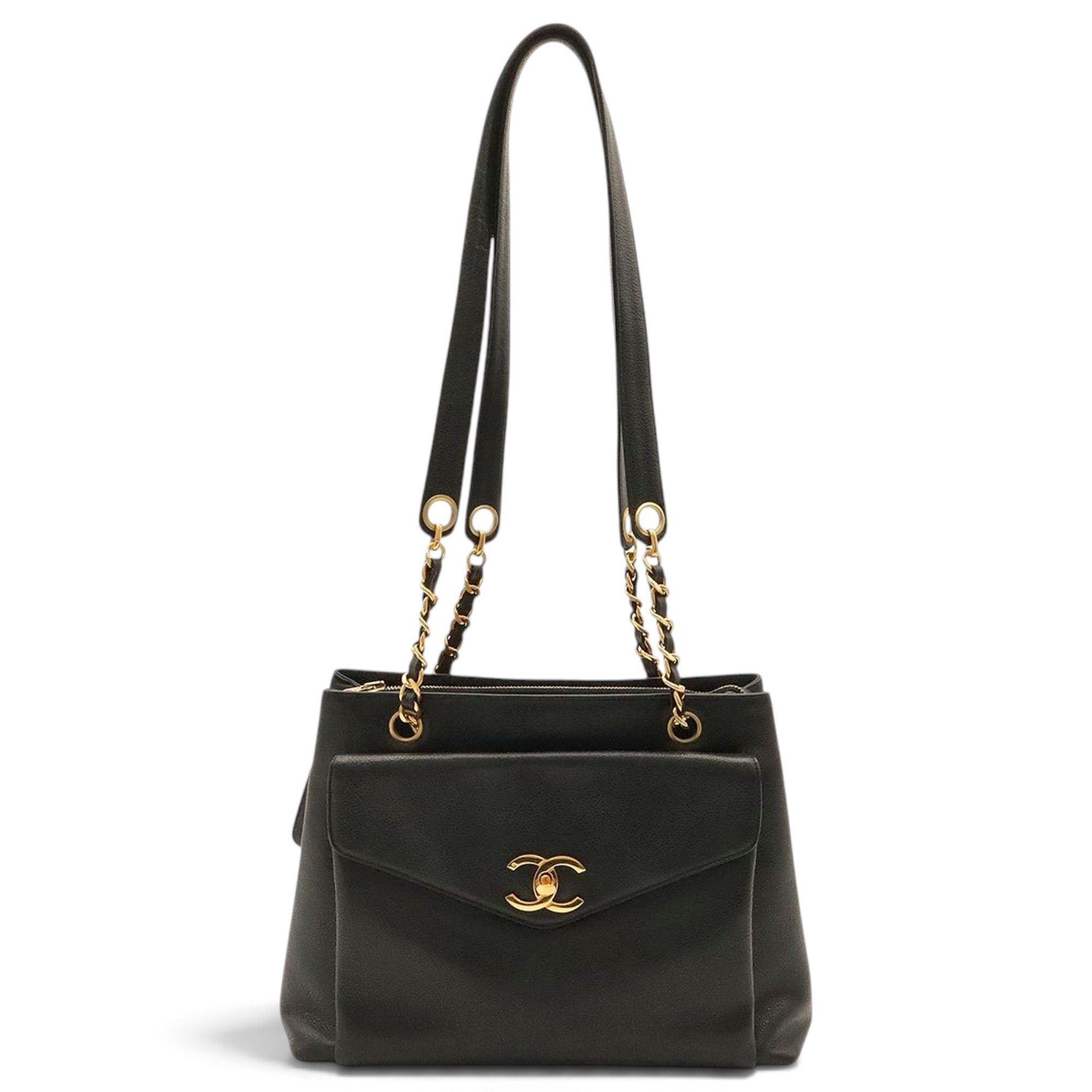 Leather tote