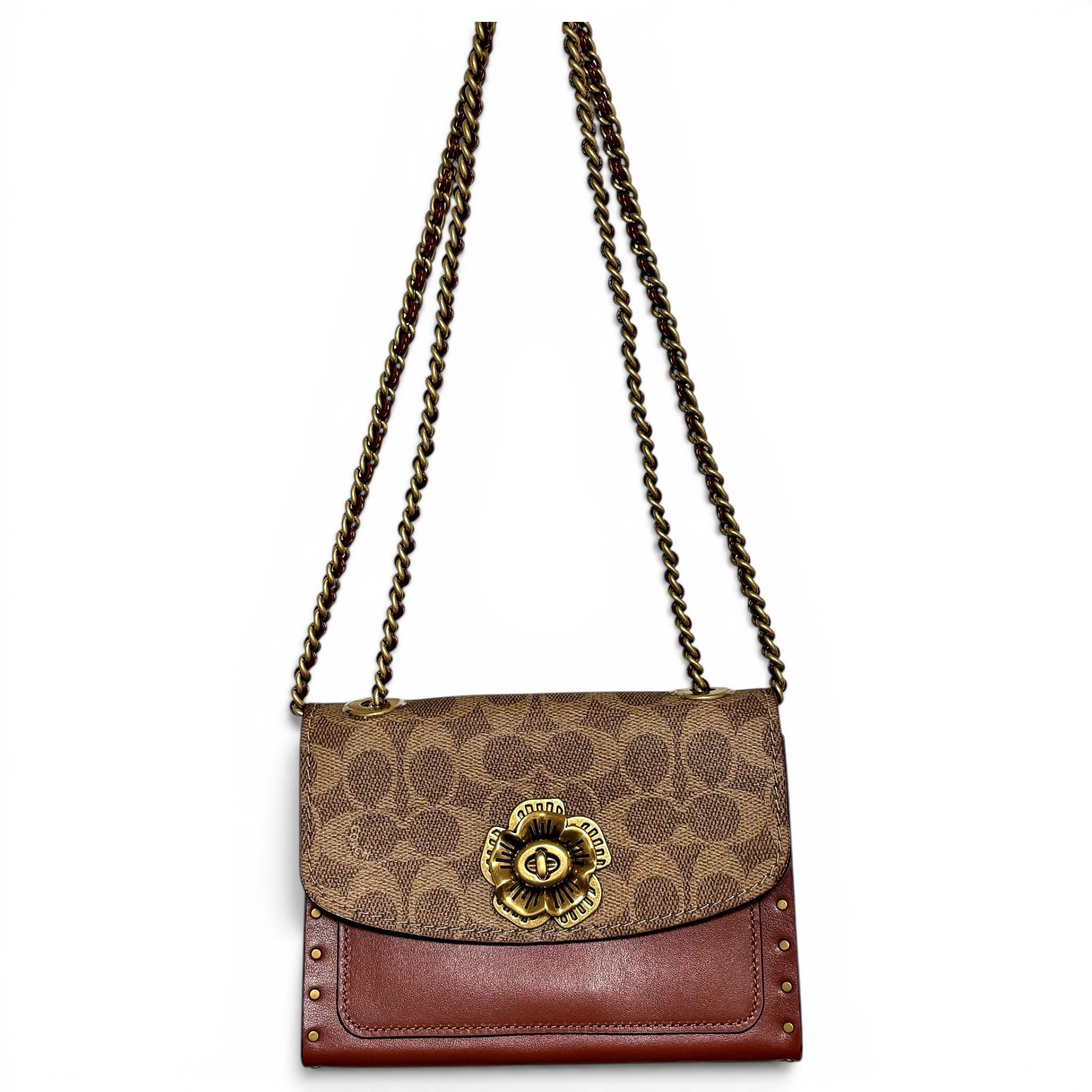 Parker leather crossbody bag