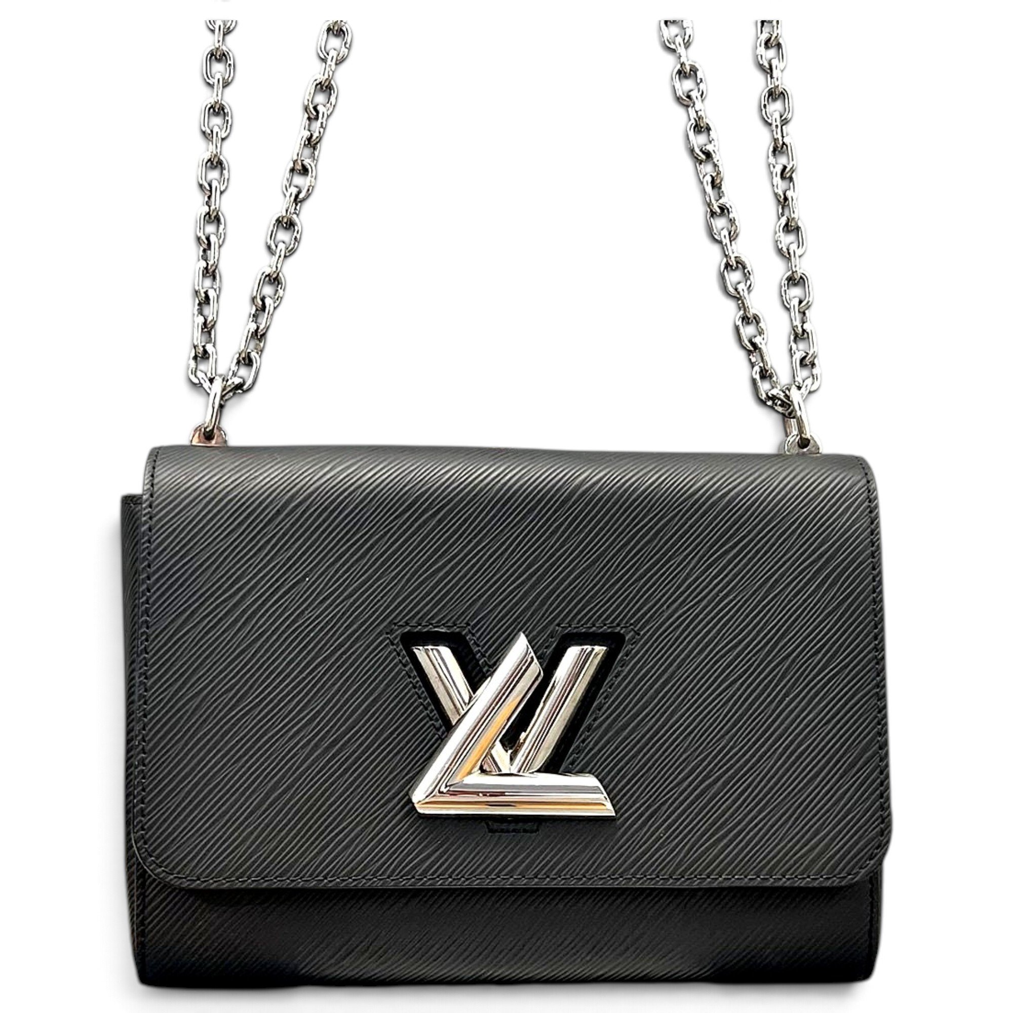 Twist leather handbag