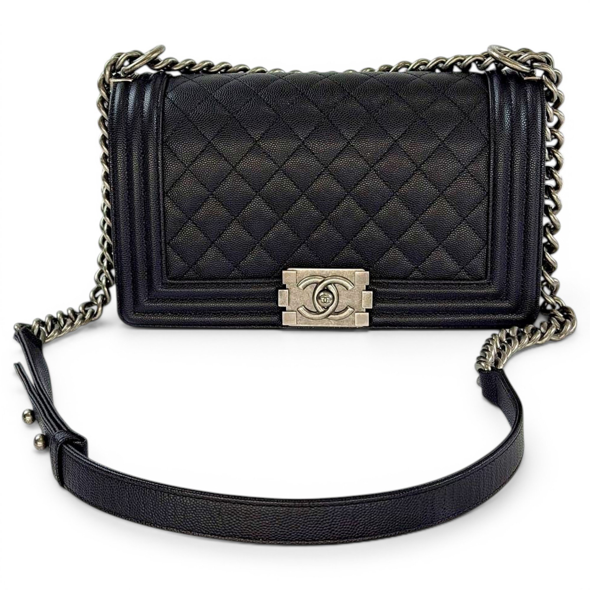 Boy leather crossbody bag