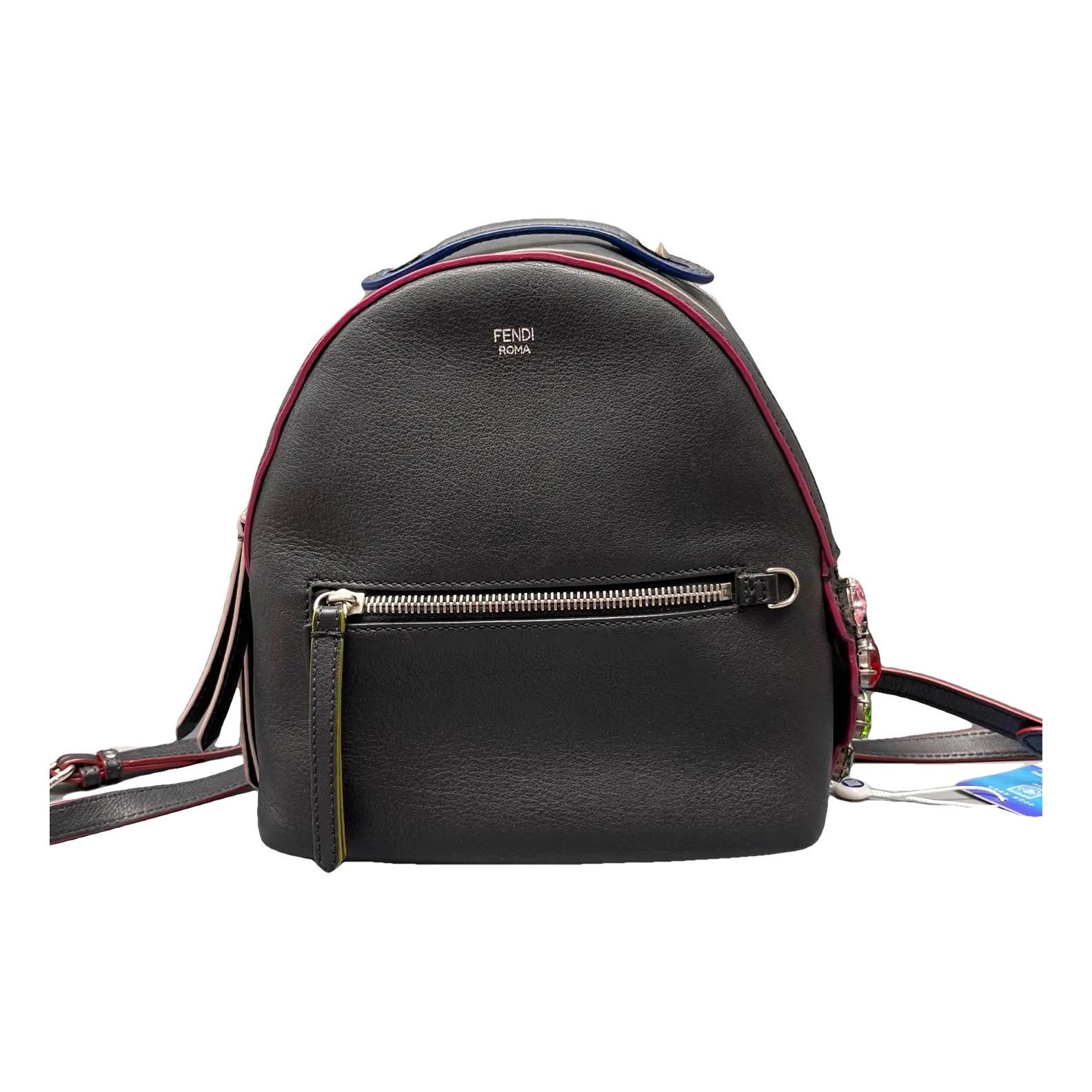 Leather backpack