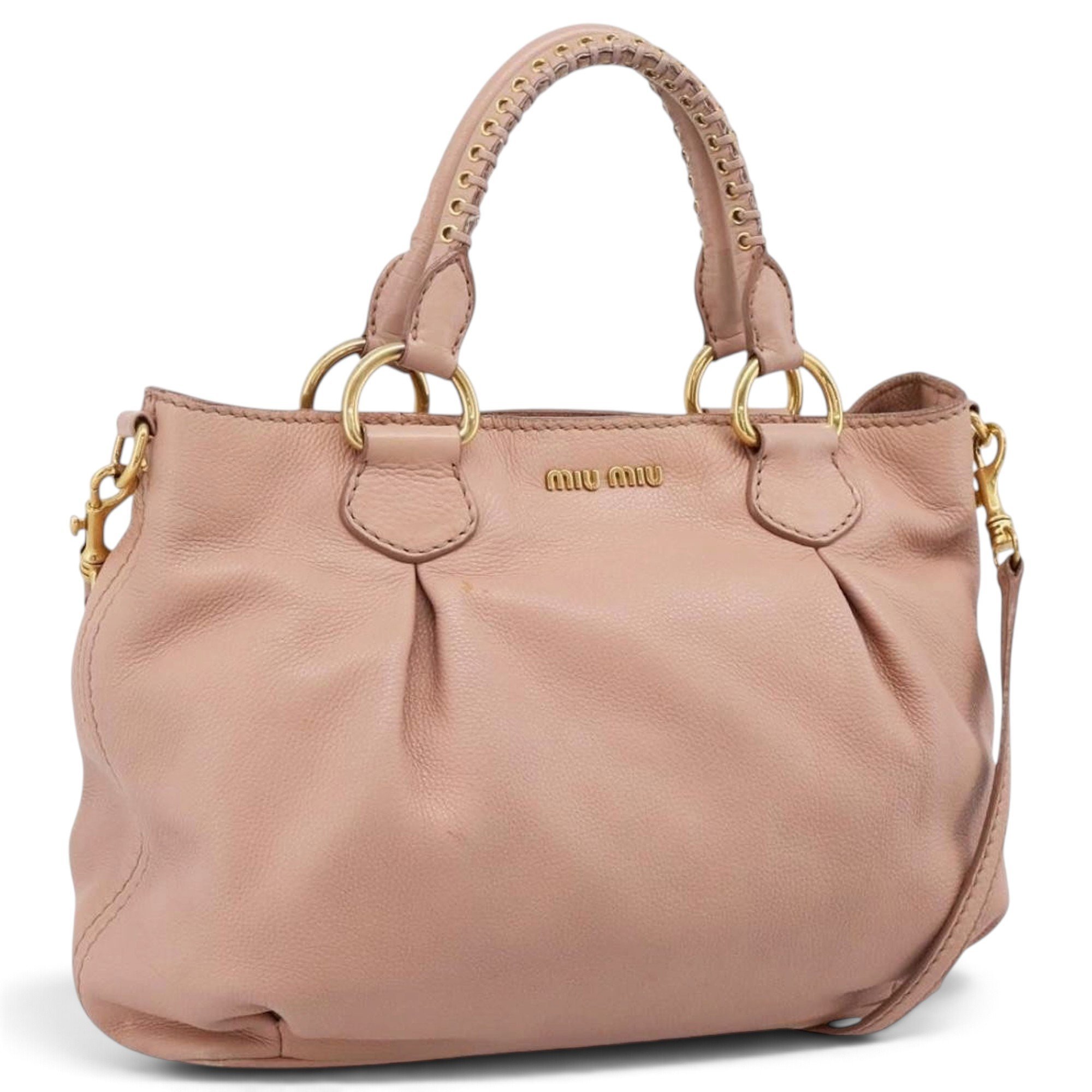 Leather tote
