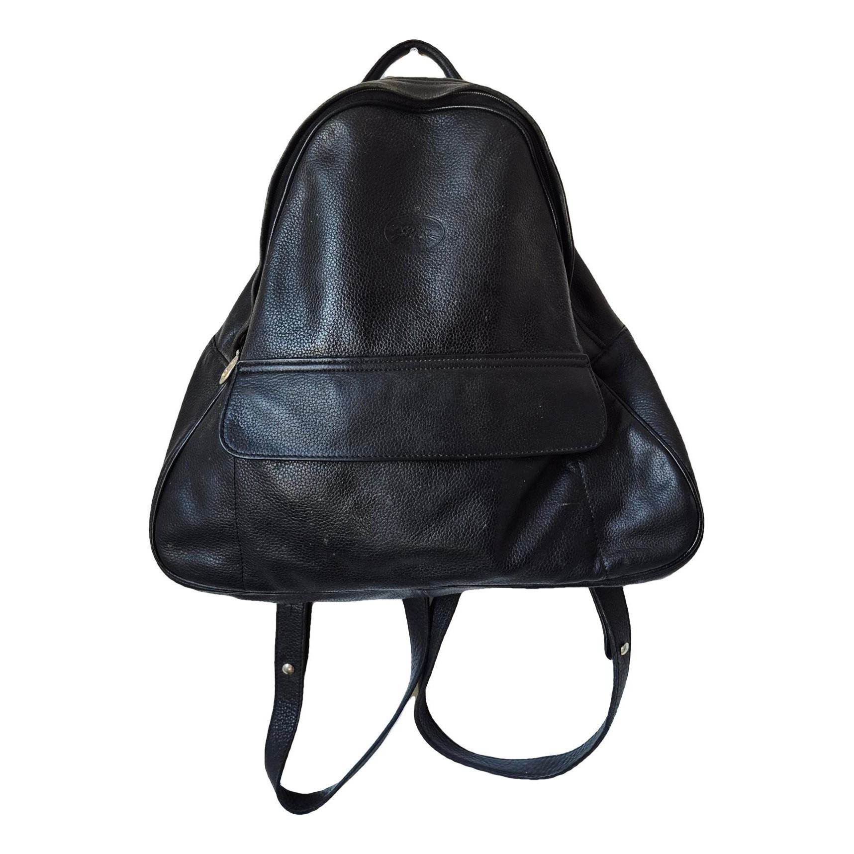 Leather backpack