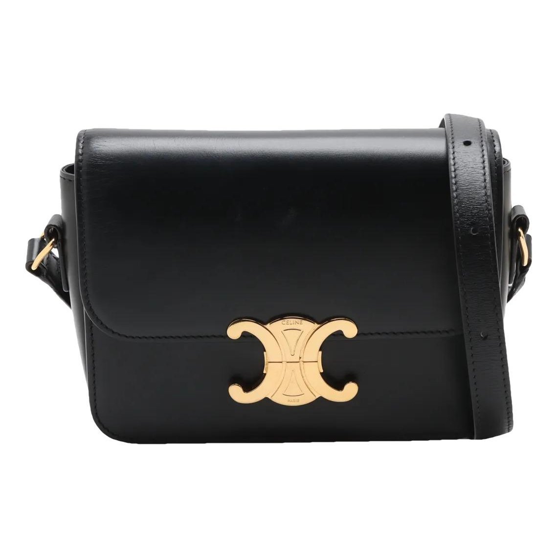 Triomphe leather handbag