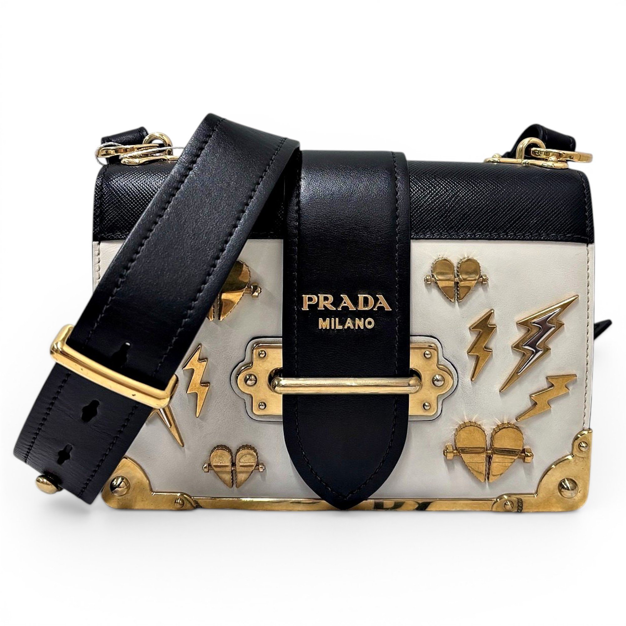 Cahier leather handbag