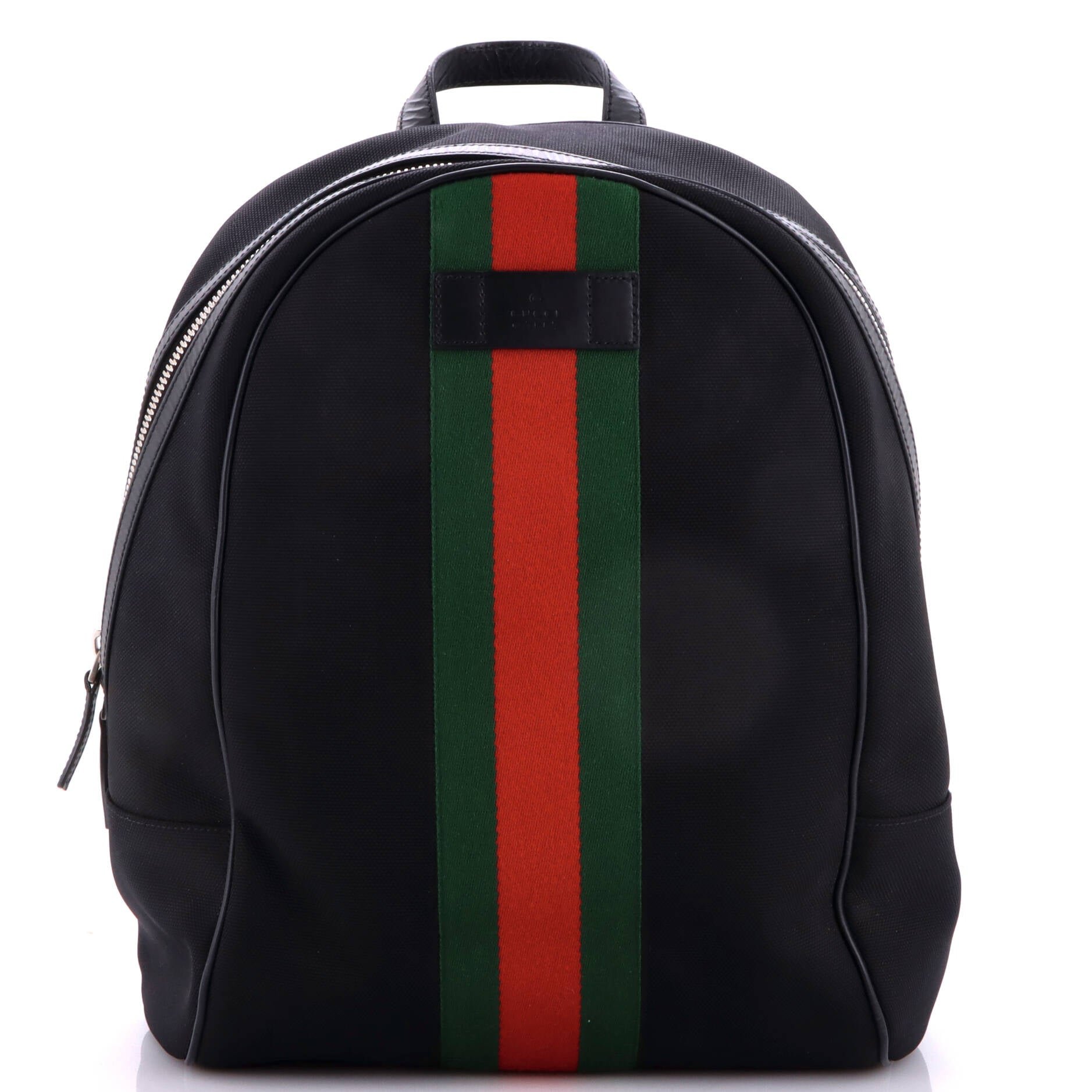 Web Zip Backpack Techno Canvas Medium