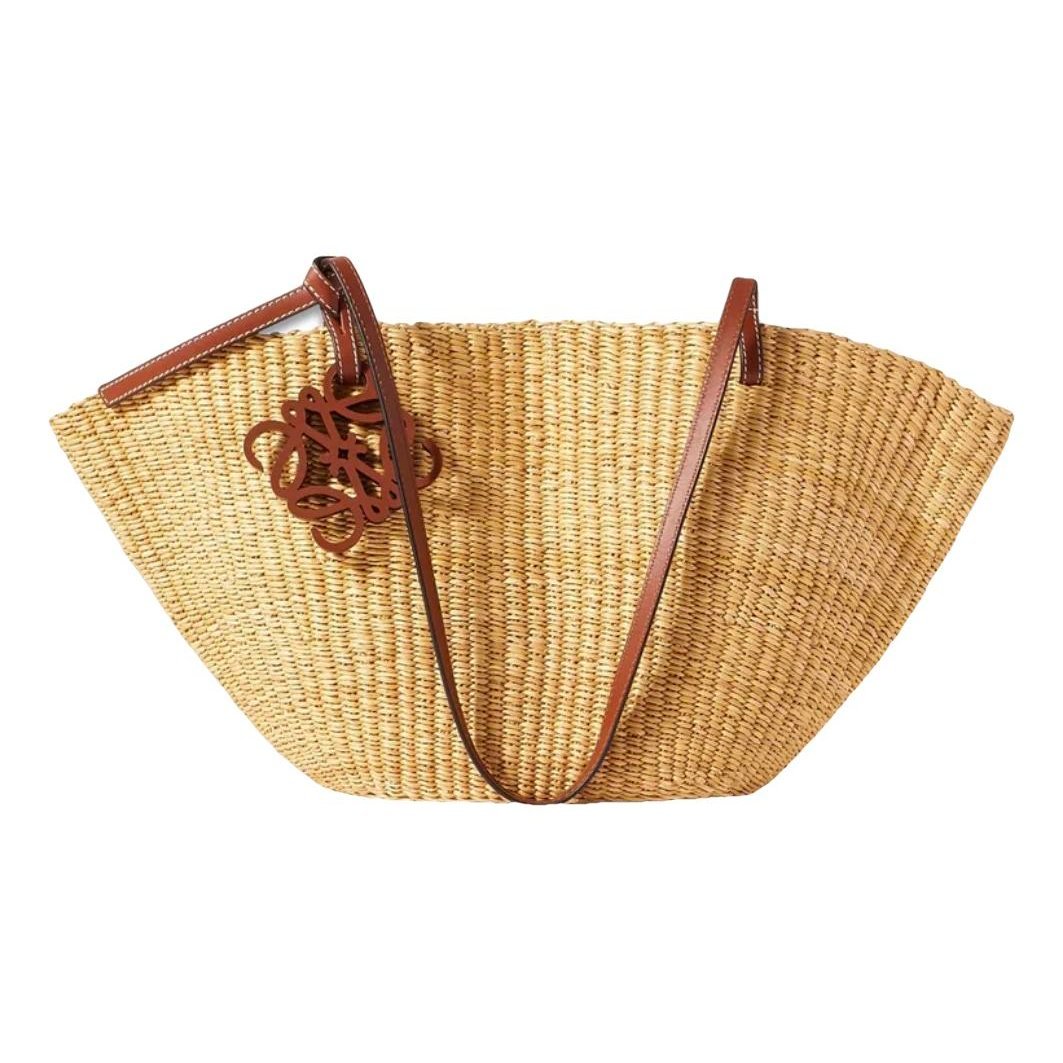 Anagram Basket leather handbag