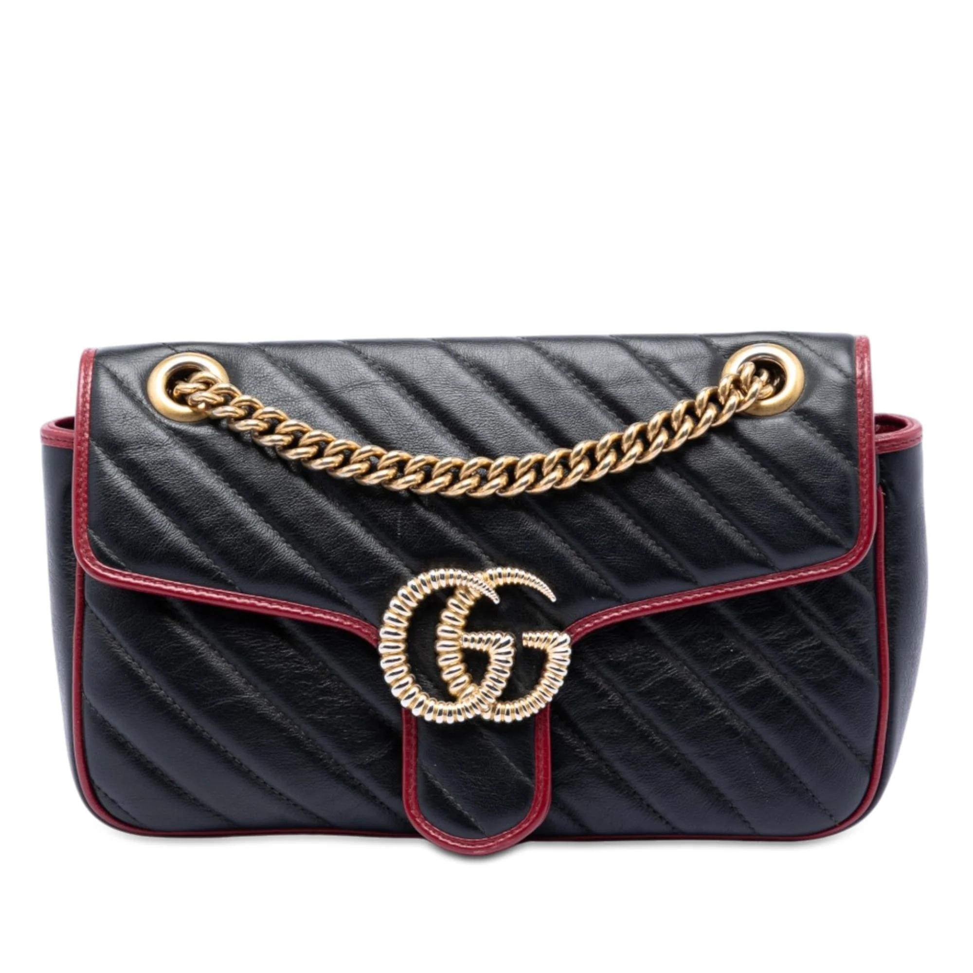 GG Marmont pony-style calfskin handbag