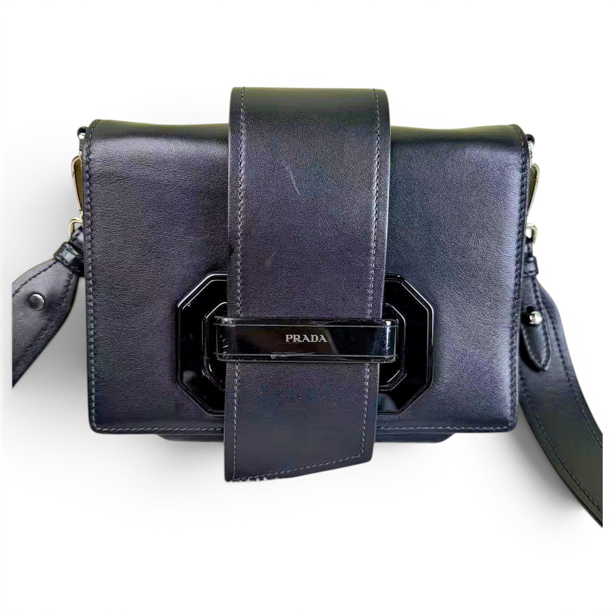 Prada Ribbon leather handbag