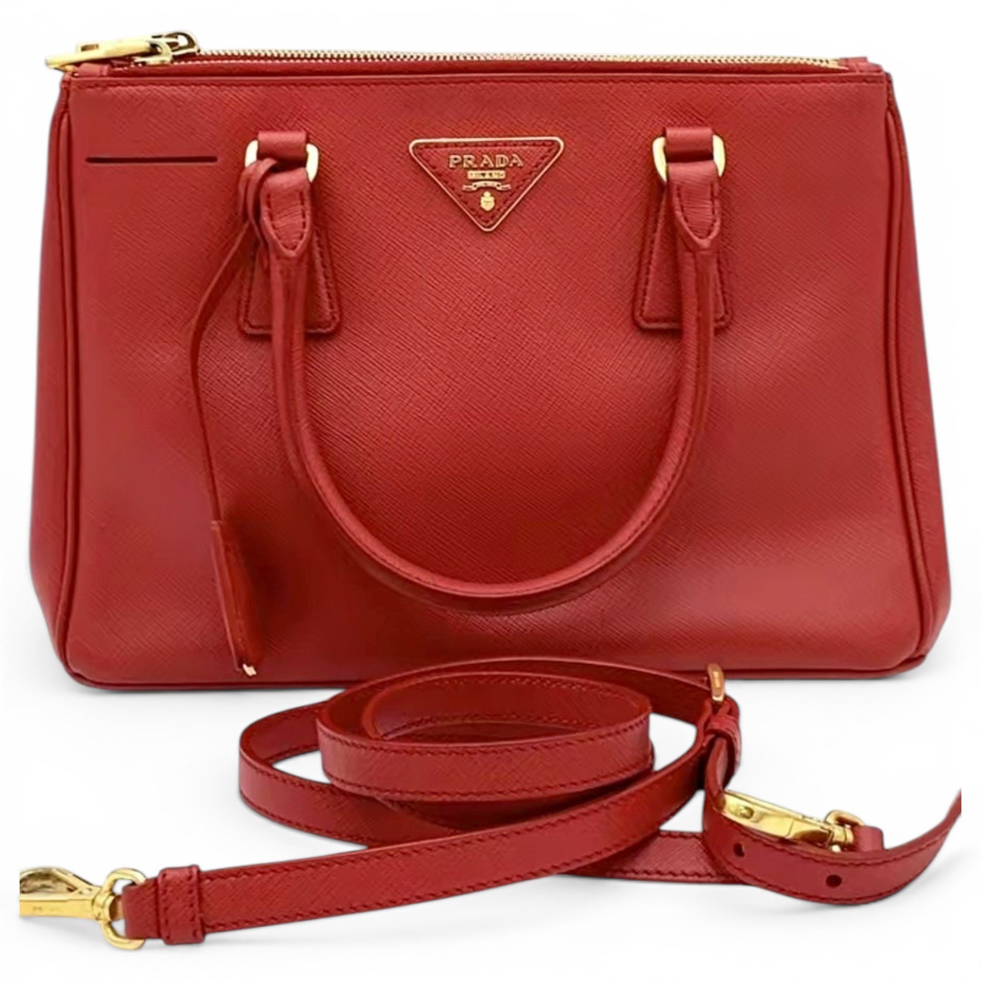 Galleria leather handbag