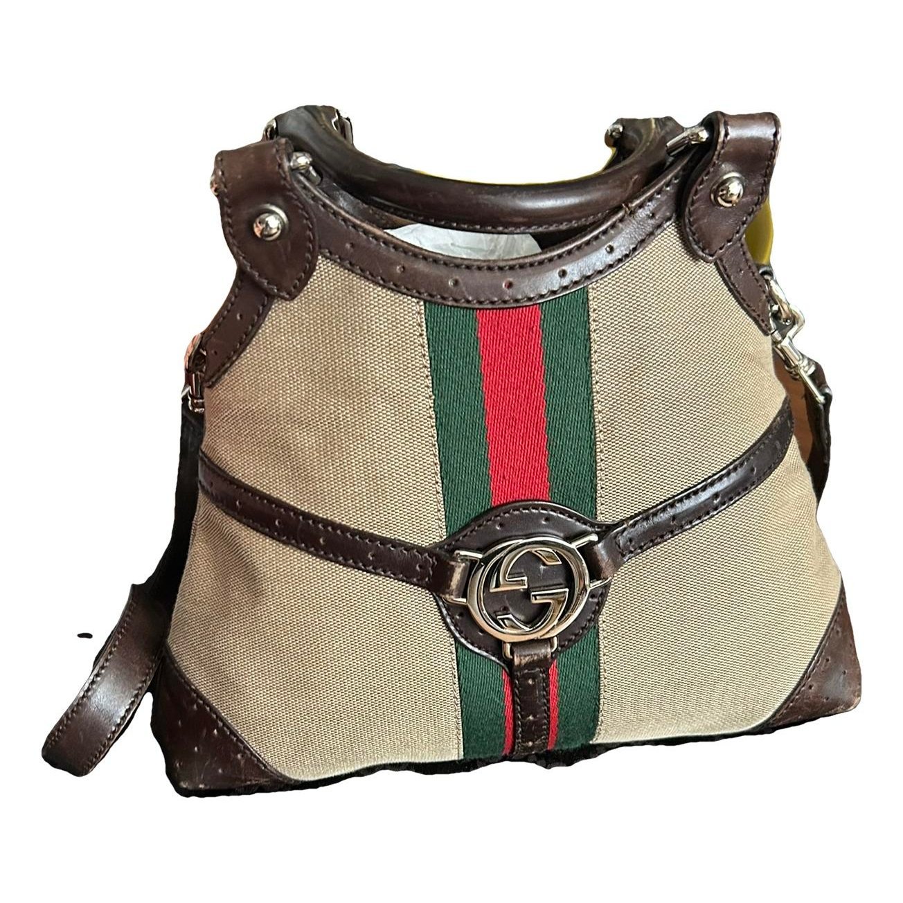 Leather handbag