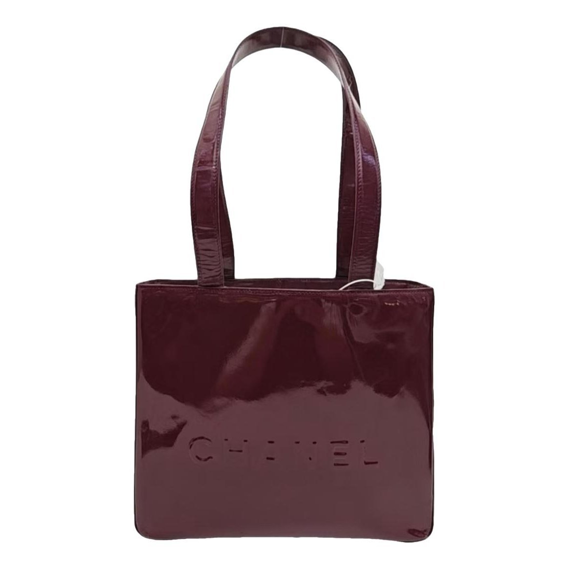 Patent leather handbag