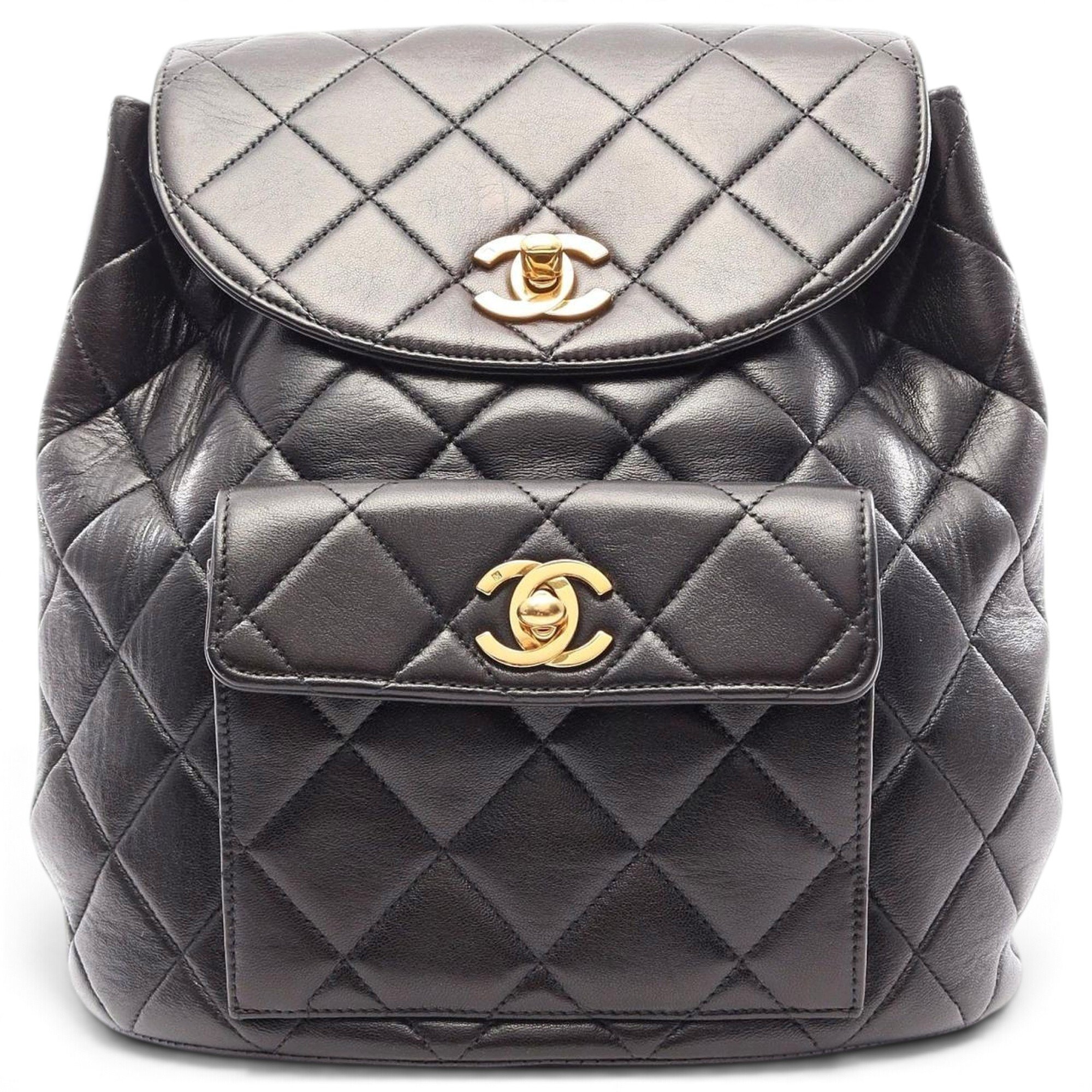 Leather backpack