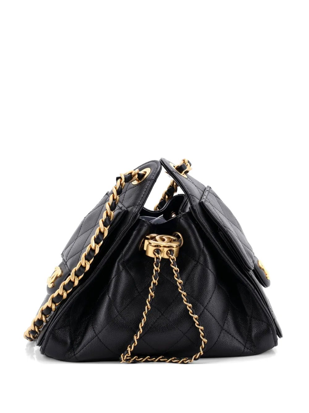 25 Quilted Caviar Mini hobo bag