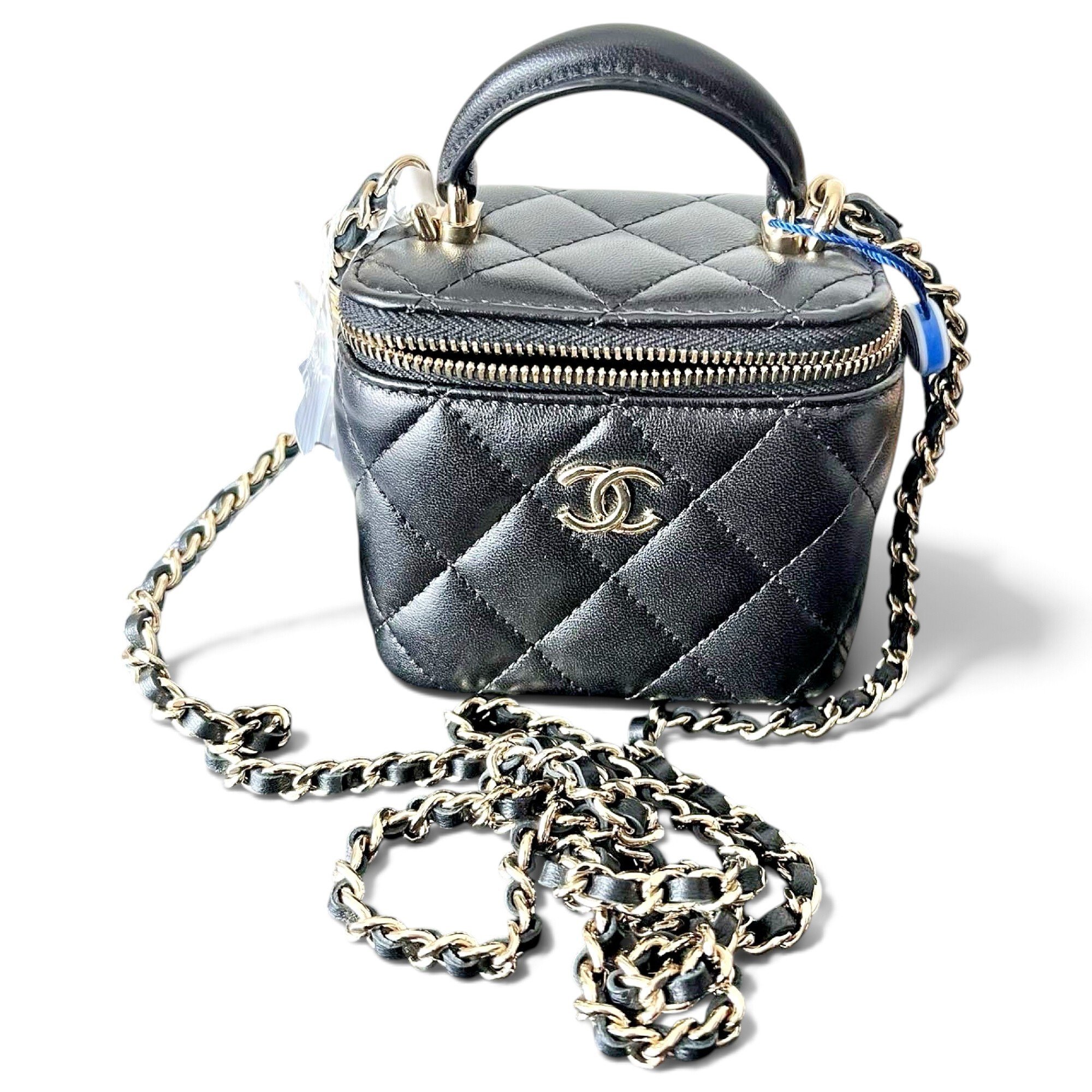 Vanity leather mini bag