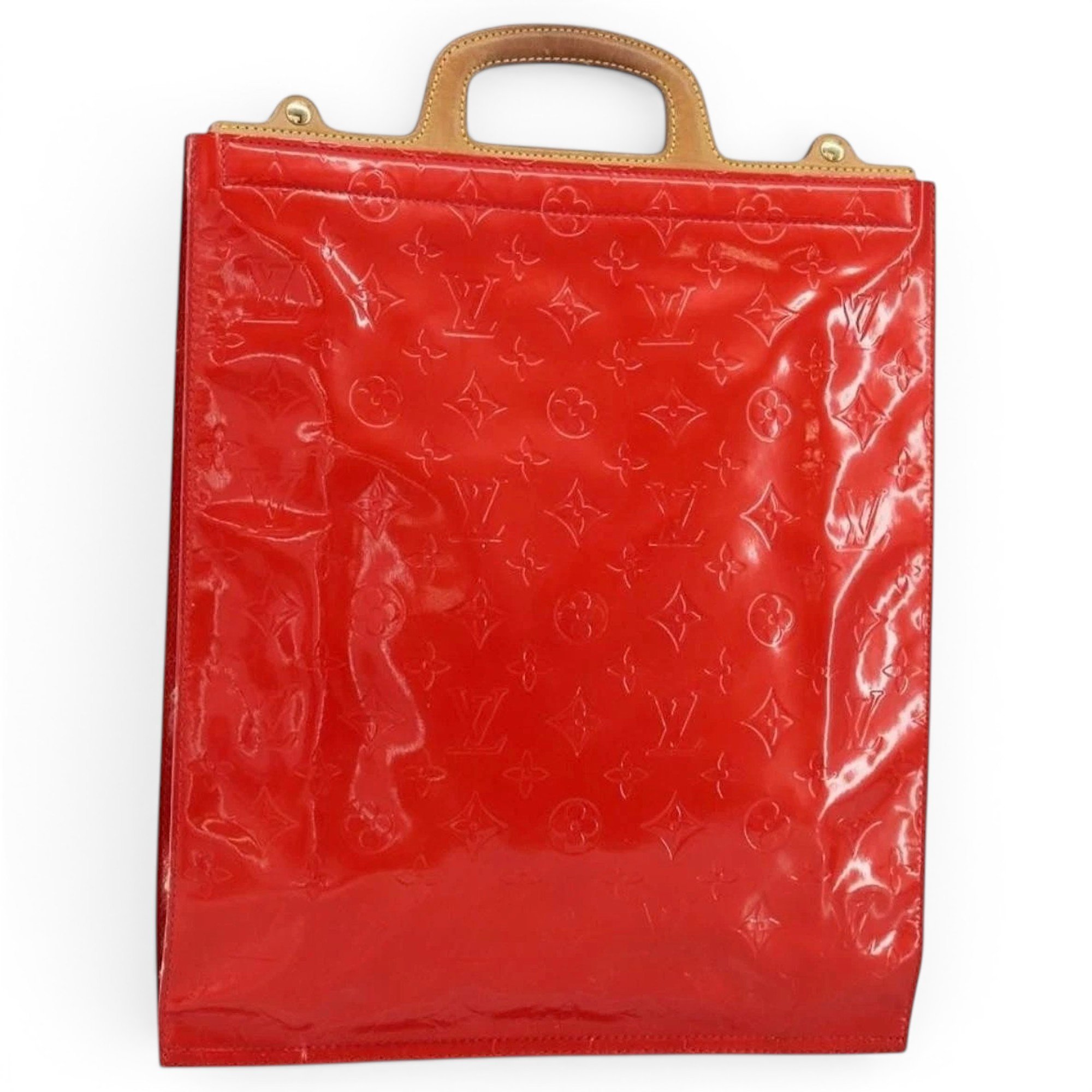Leather tote