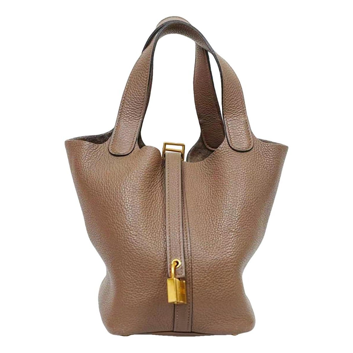 Hermes Picotin Handbag Maurice Leather