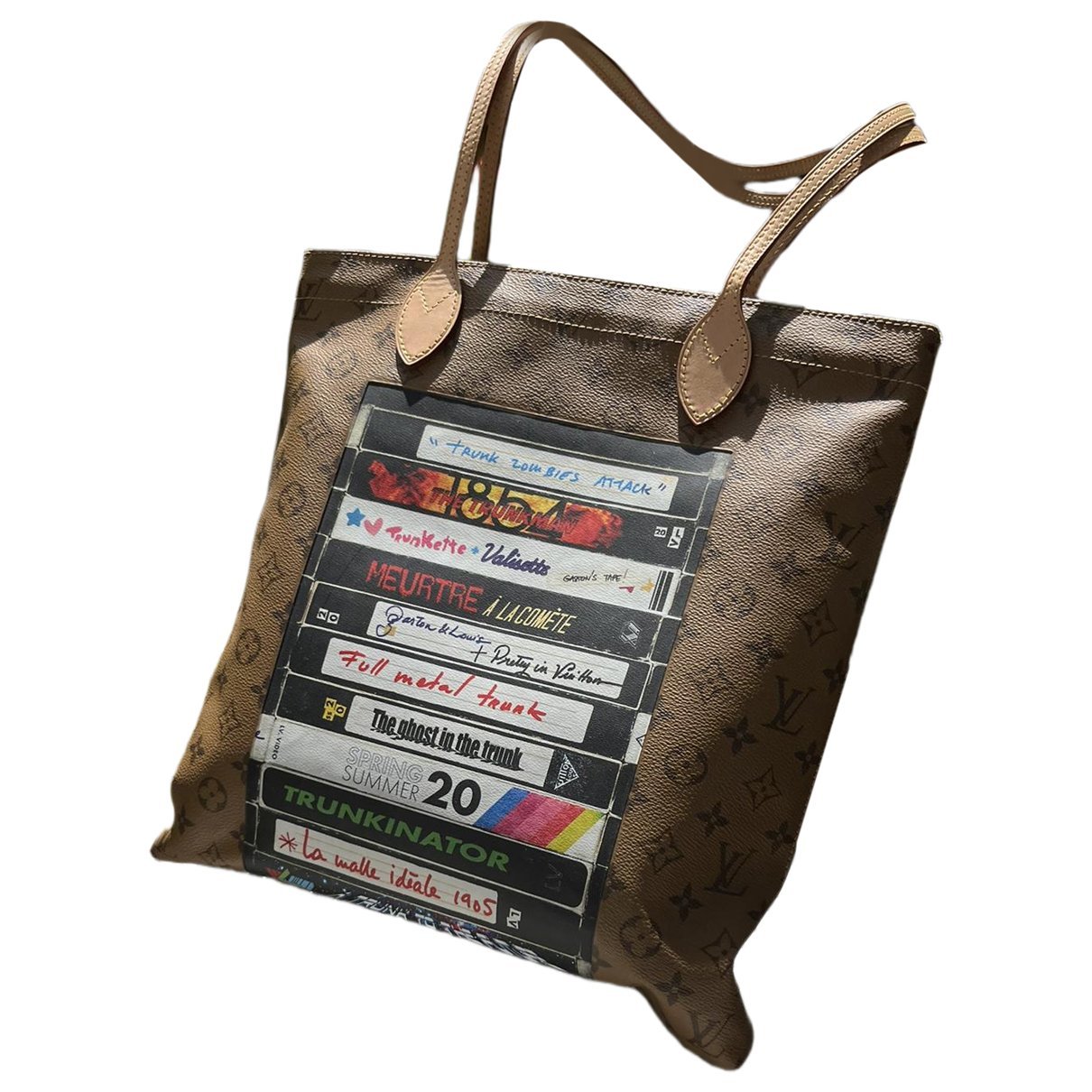 Leather tote