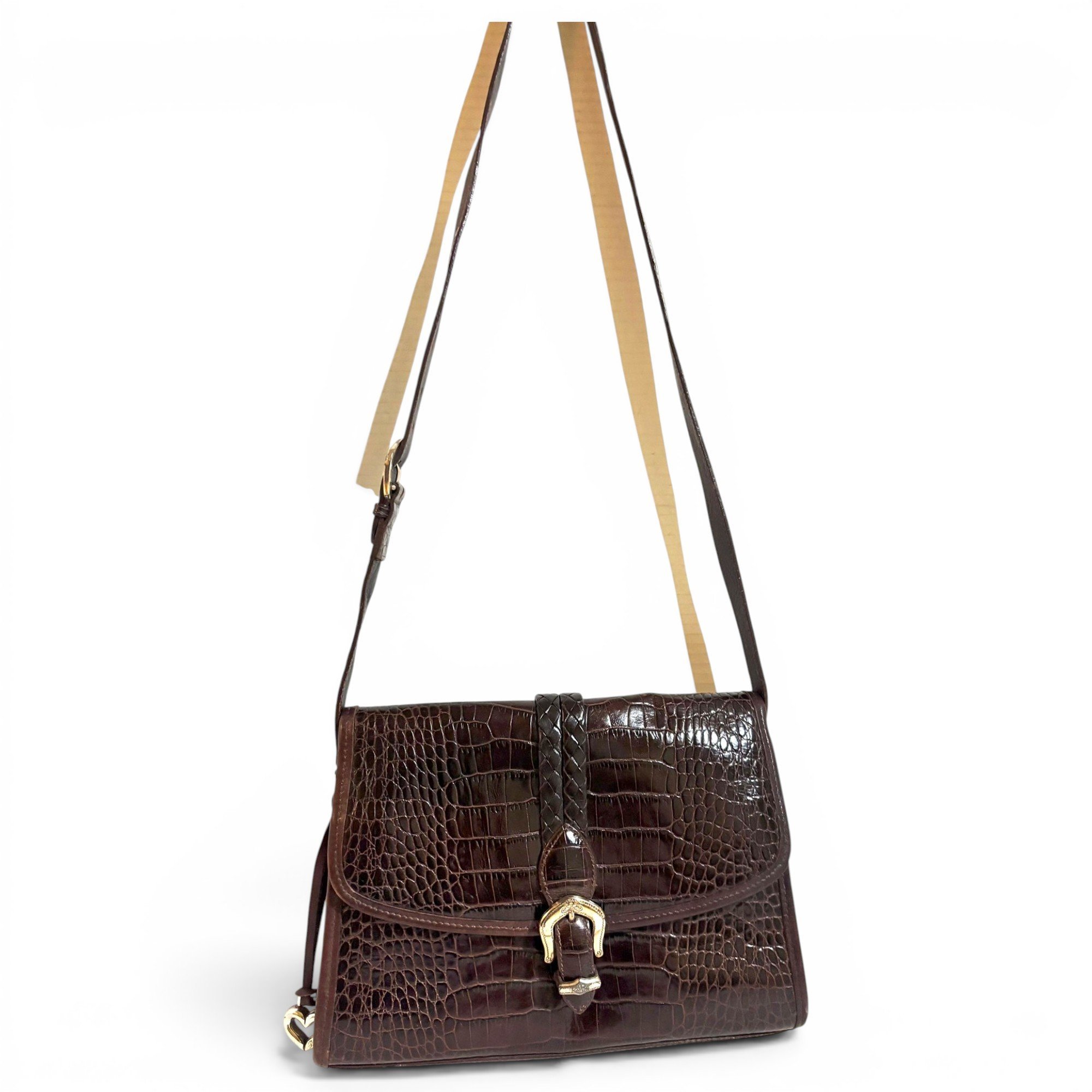 Leather crossbody bag