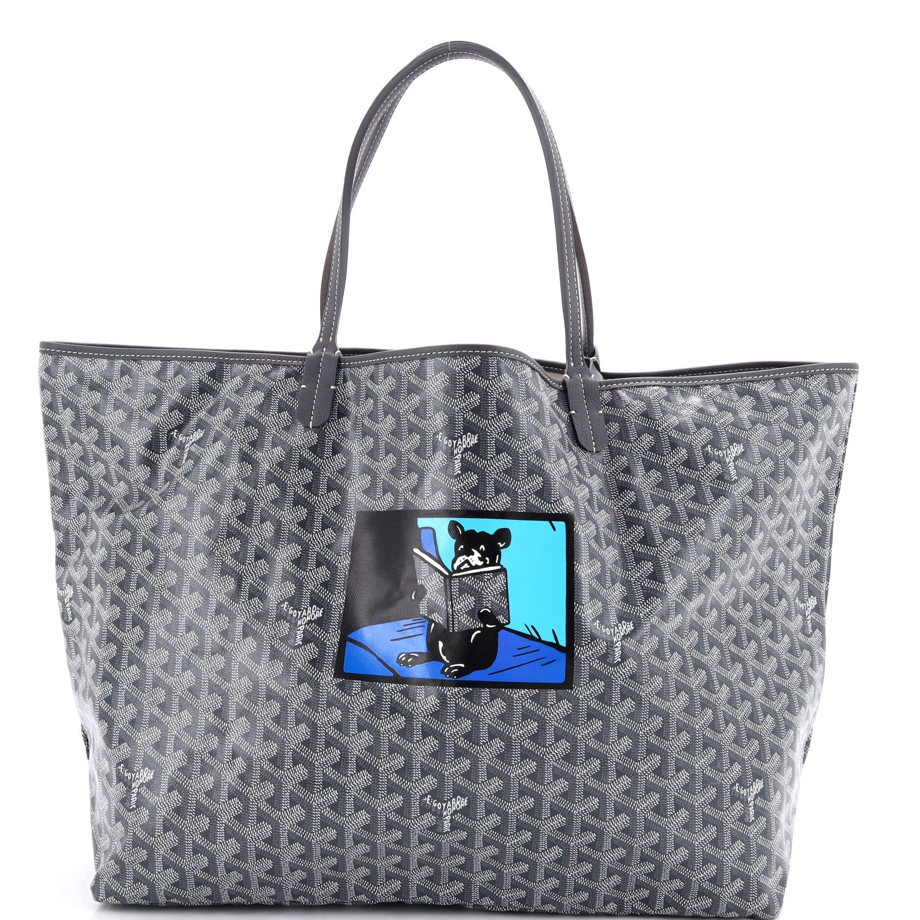 Goyard Saint Louis Tote Printed Coated Canvas GM